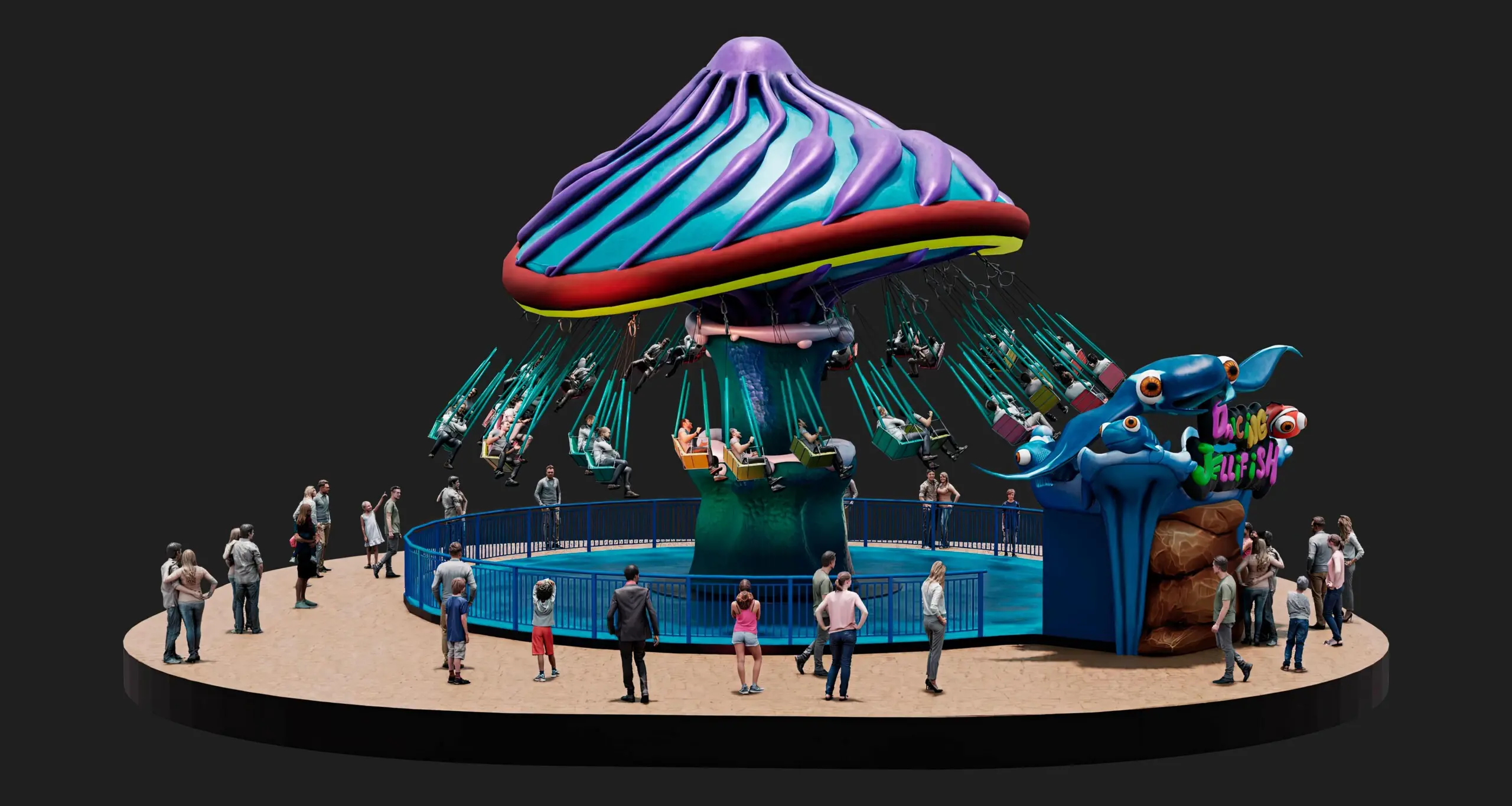 Swing ride IDEAS,flying chair attraction