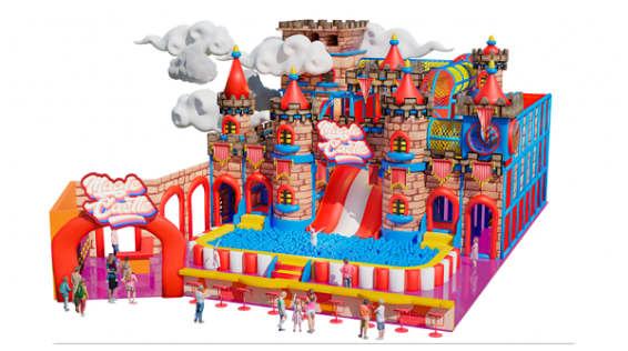 indoor playground themed castle