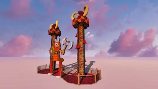 kids ride tower coaster