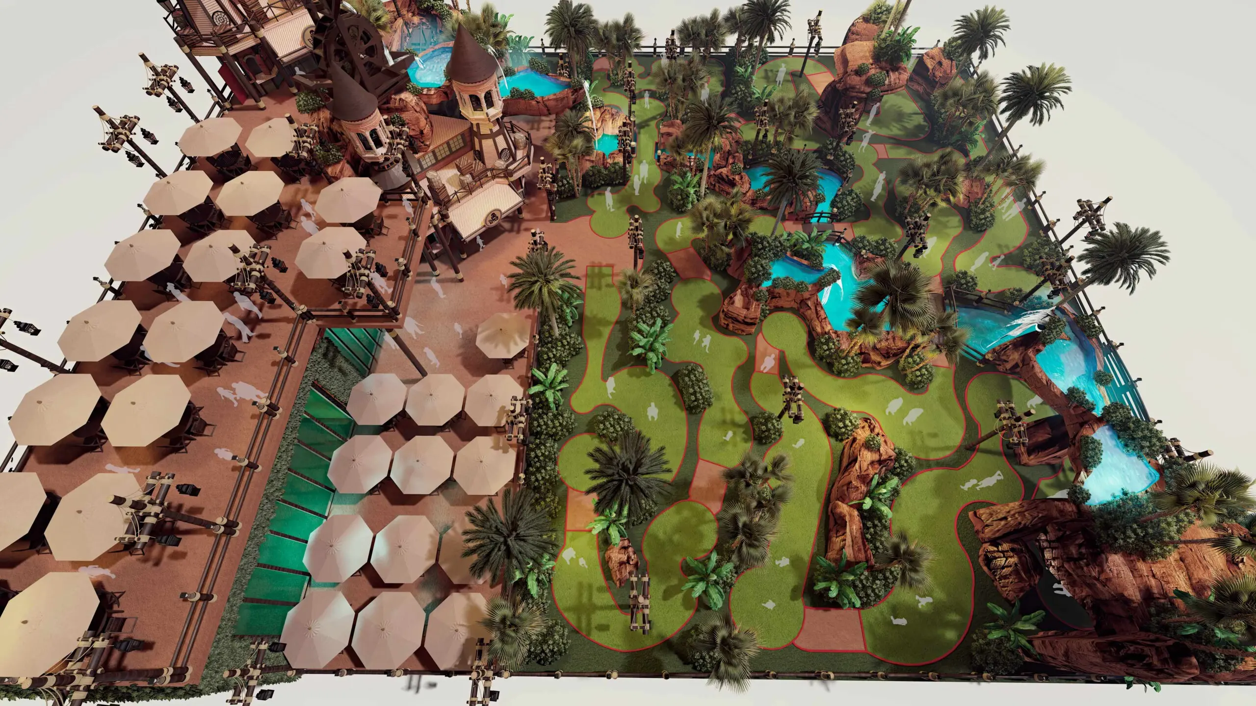 magical minigolf design