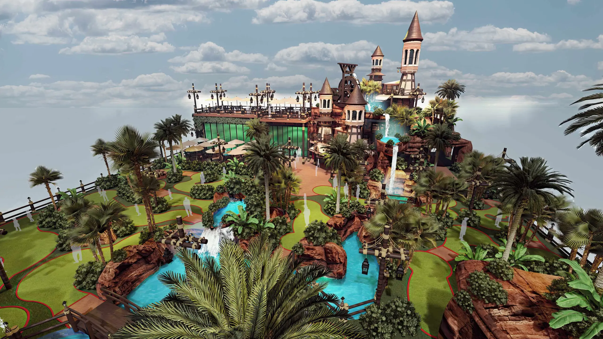 magical minigolf design