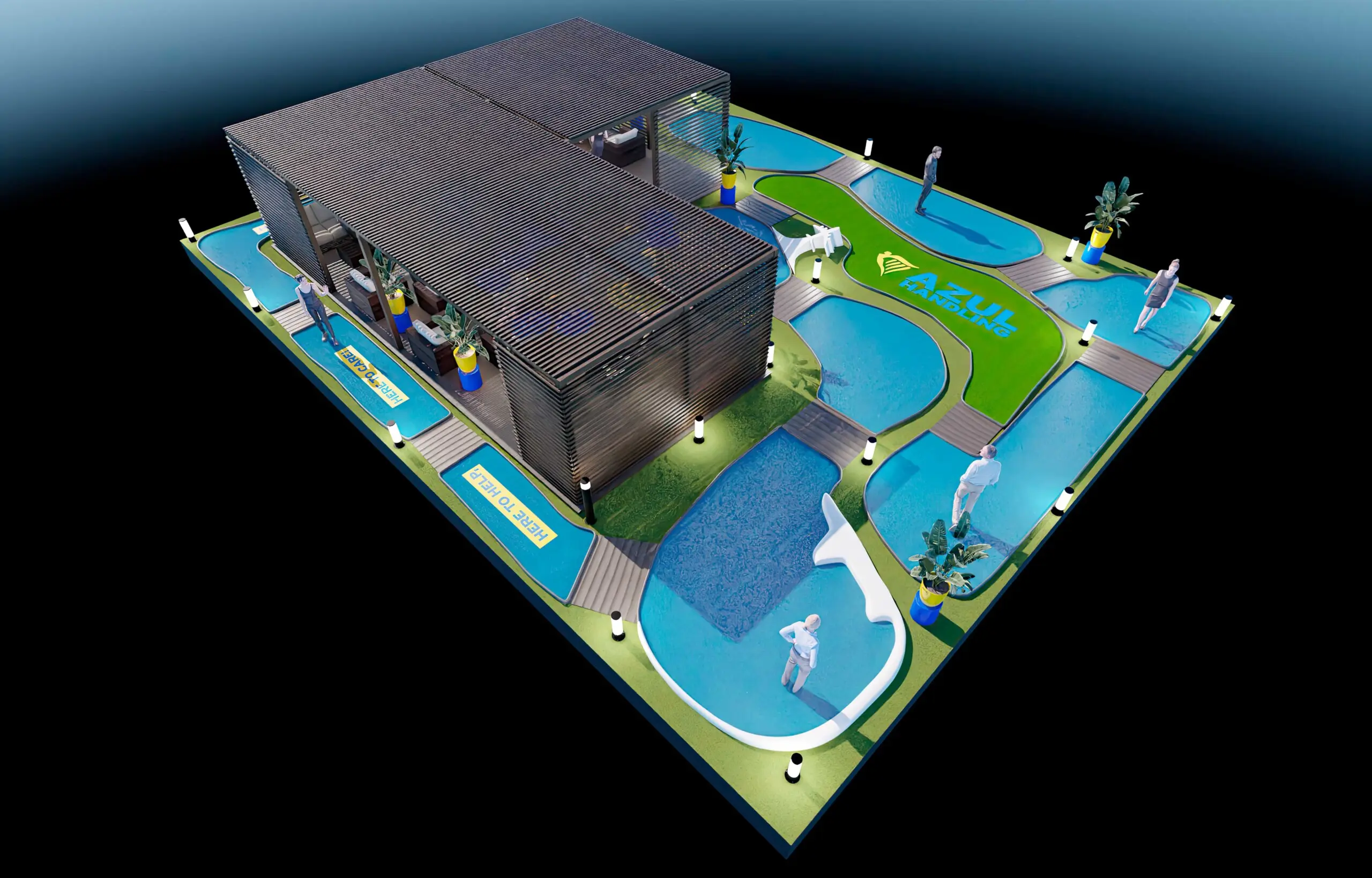 MINI GOLF azul handling PROJECT