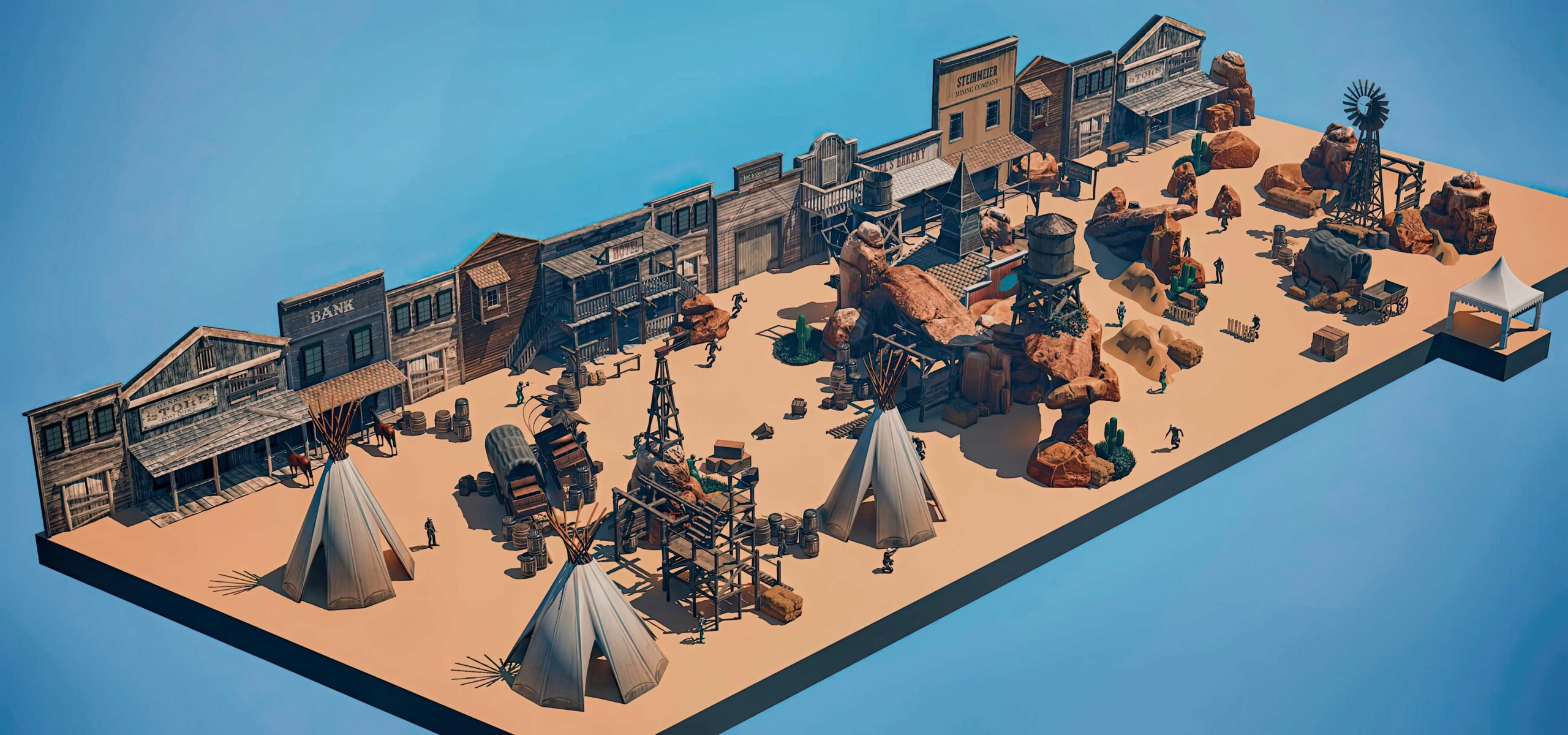 FAR WEST PAINTBALL DAVID THEMING WORKS ENG