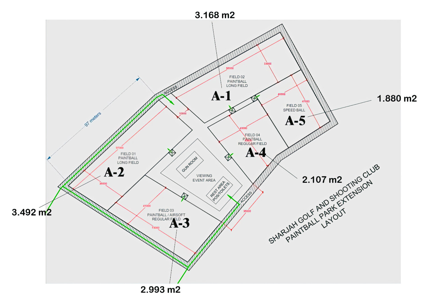 ULTIMATE WILD WEST PAINTBALL PARK design