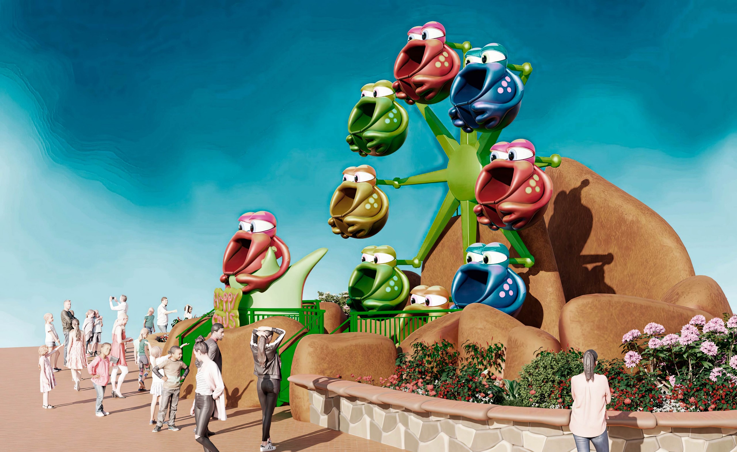 family themed ride for amusement parks, park Amusements