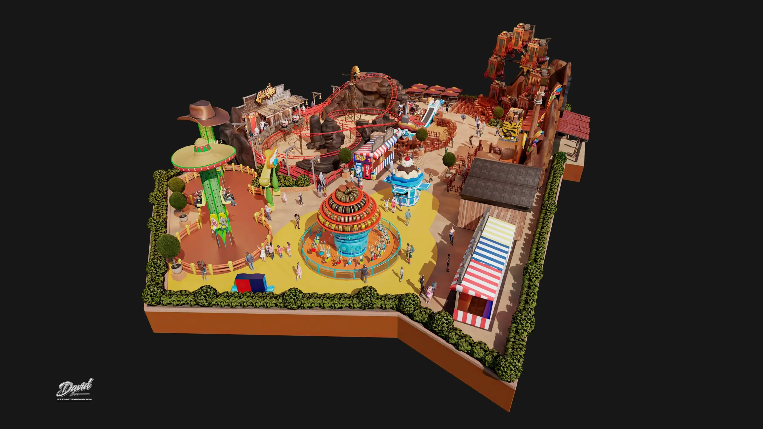 Smallest theme park in the world Smallest theme park in the world