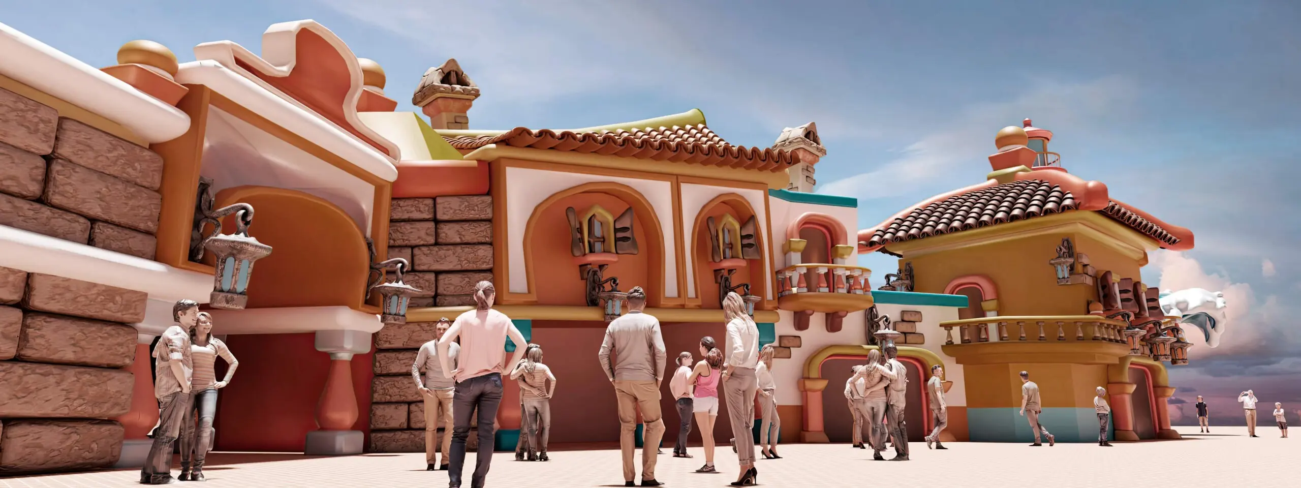 theme kids town leisure park cartoon design company, theme kids town