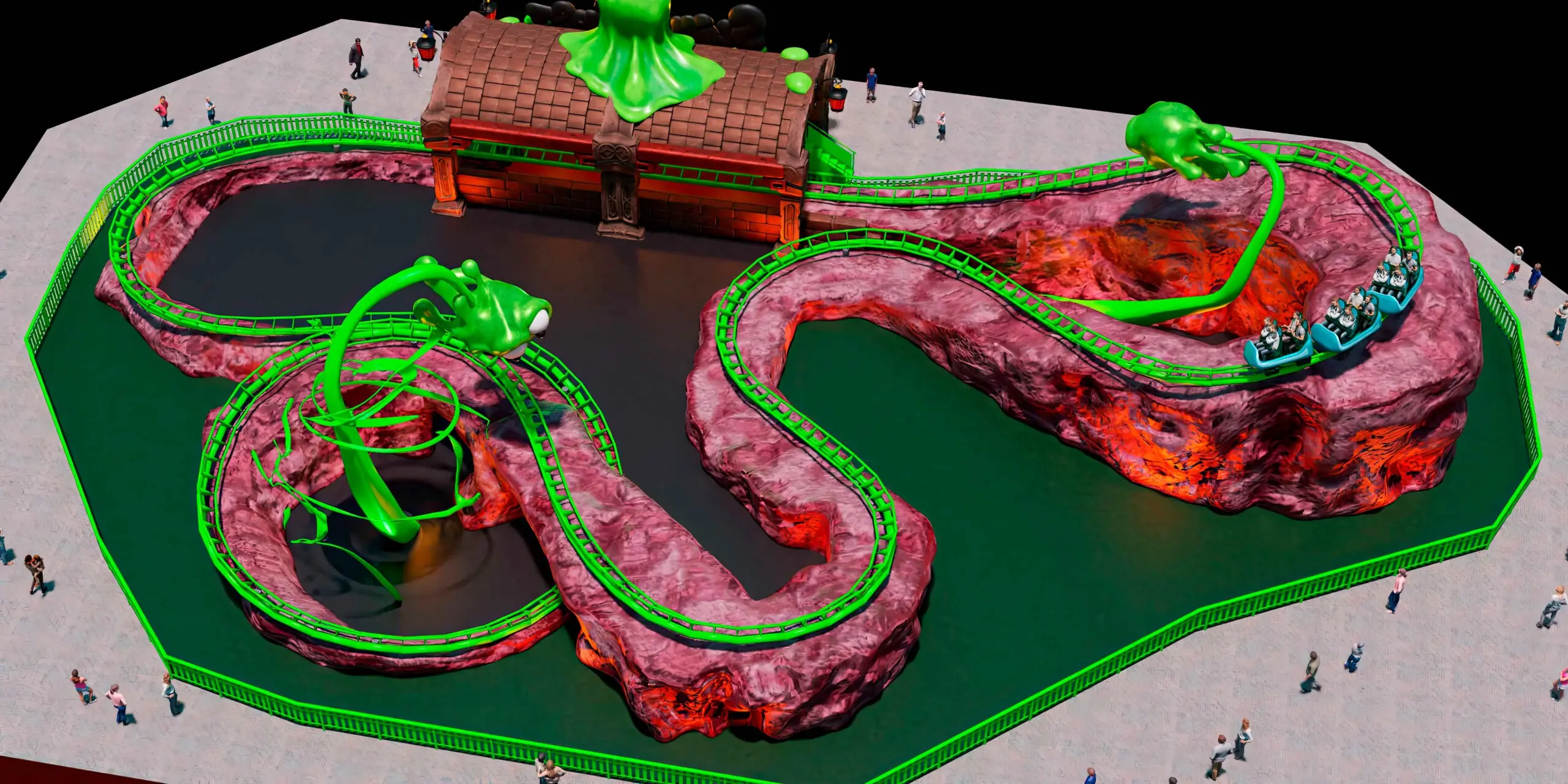 theme park roller coaster children's roller coaster,theme park roller coaster