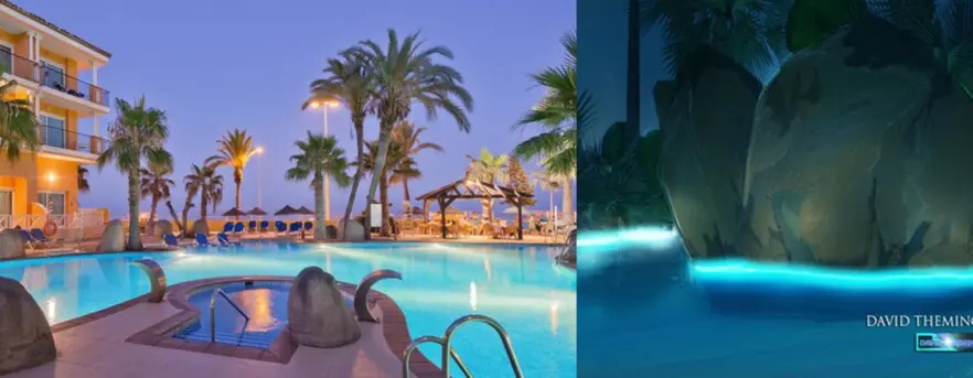 construction of family pools. construction of pools for hotels.