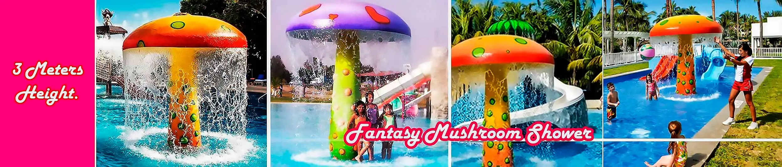 MUSHROOM SHOWER FOR POOLS AND AQUATIC PARKS (4) MUSHROOM SHOWER FOR POOLS AND AQUATIC PARKS (4)