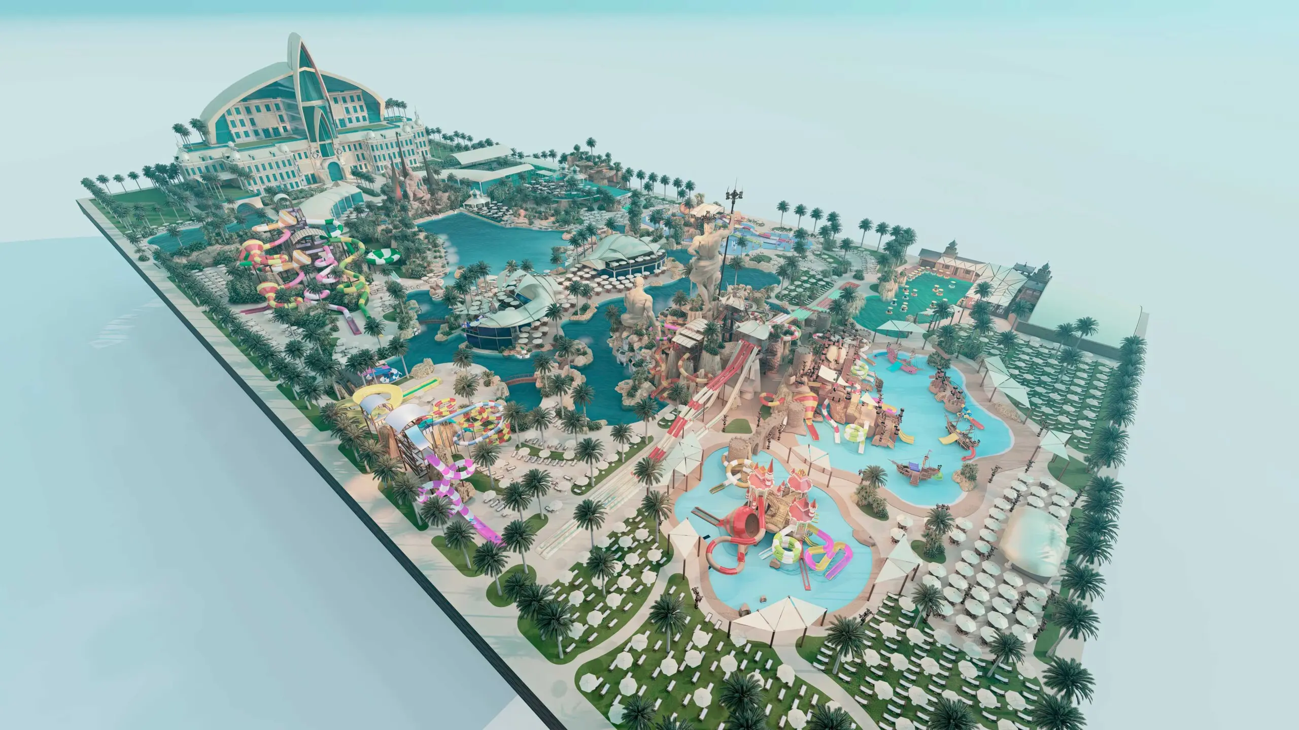 Aztec style water park1 Aztec style water park1