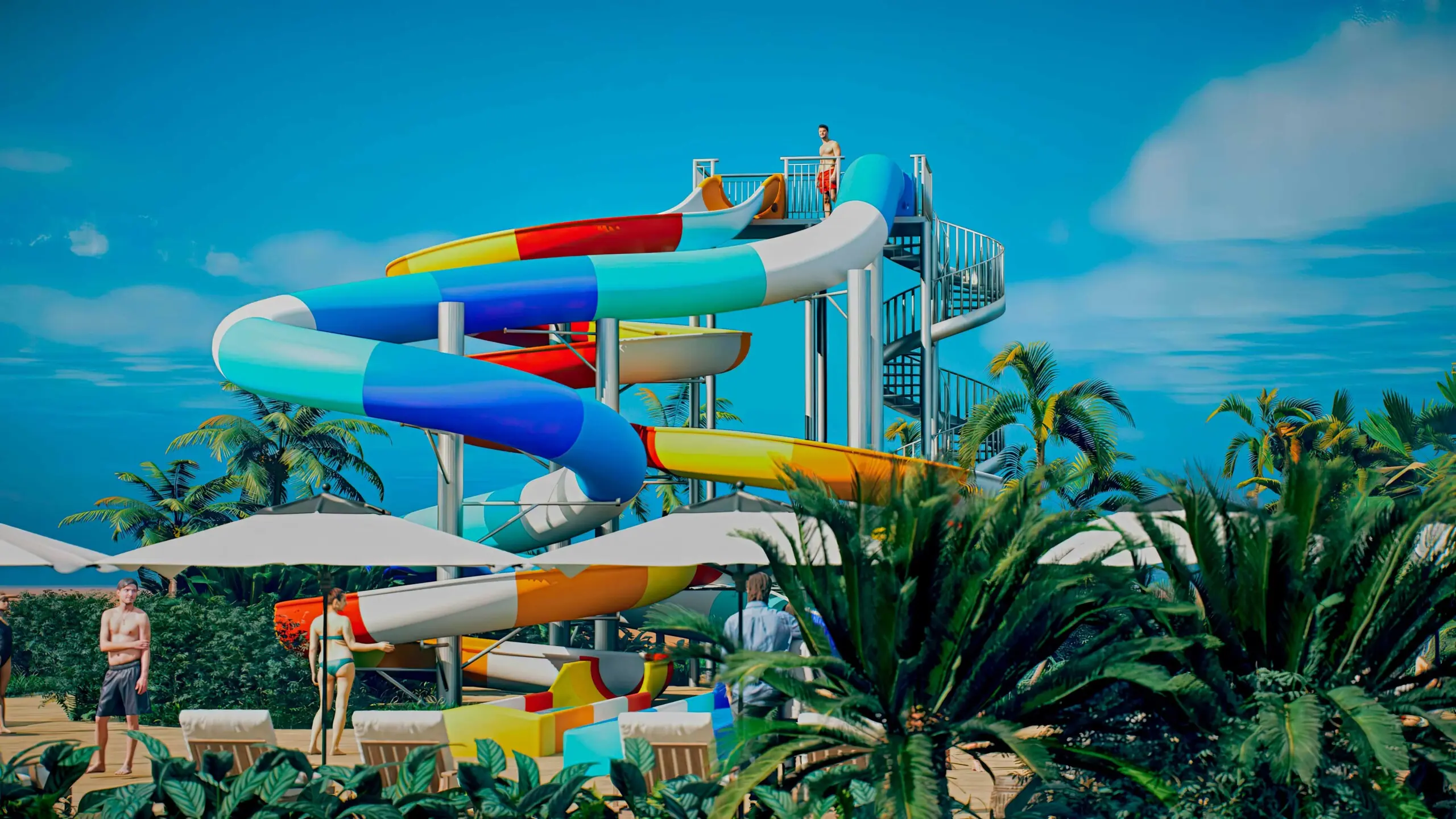 WATER PARK SLIDES PACK 3