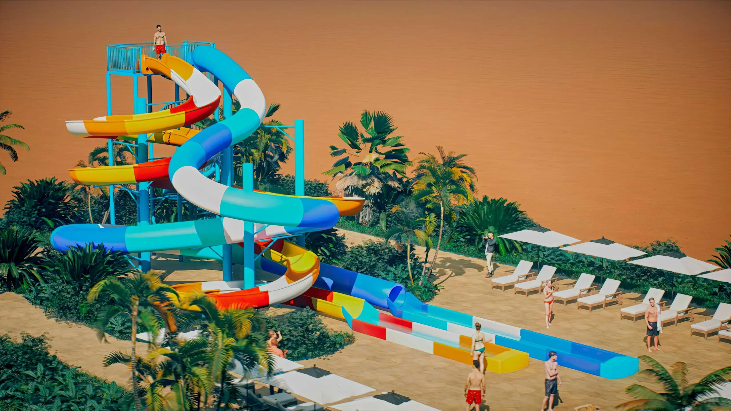 WATER PARK SLIDES PACK 3