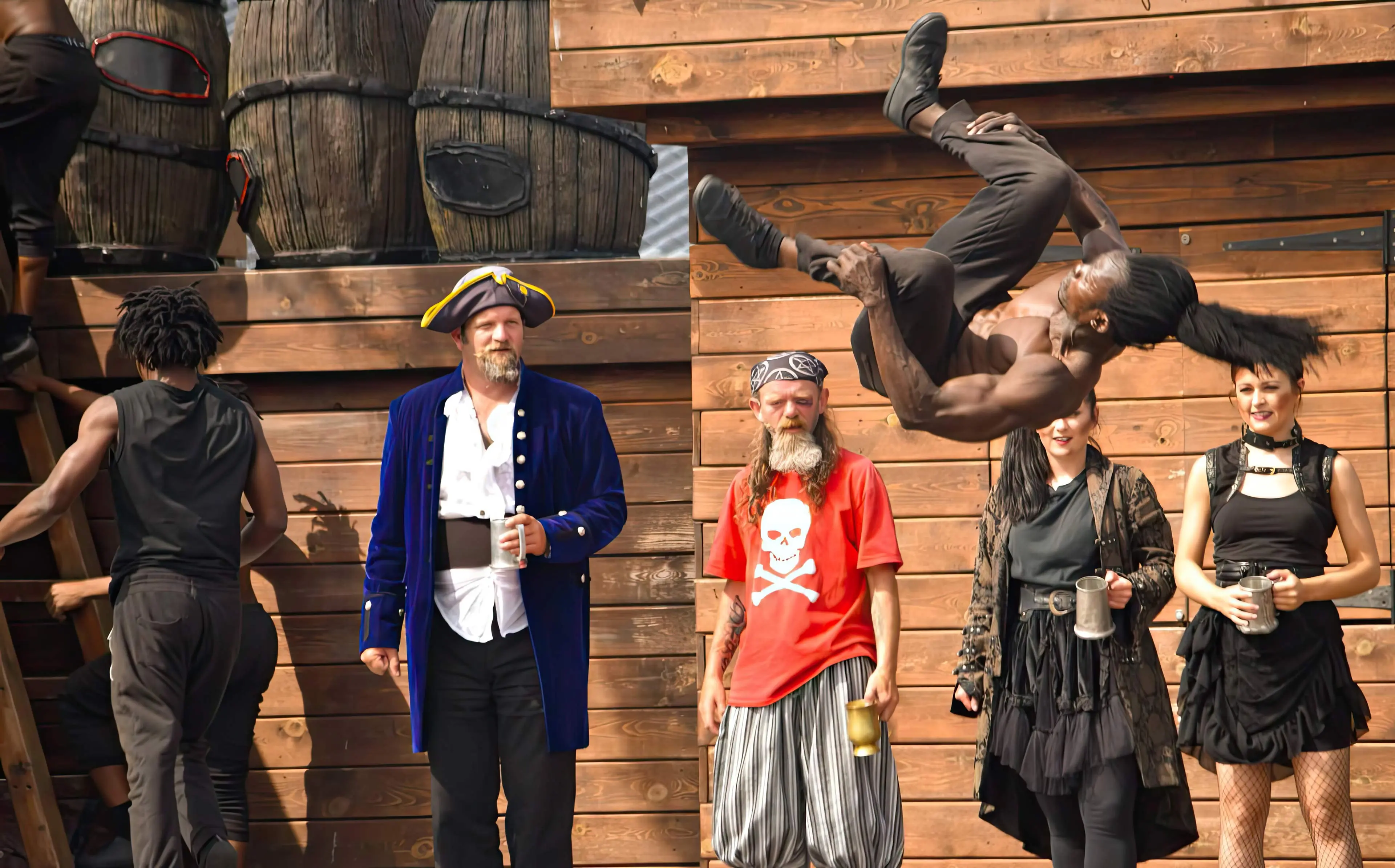 stage installation, audiovisual integration