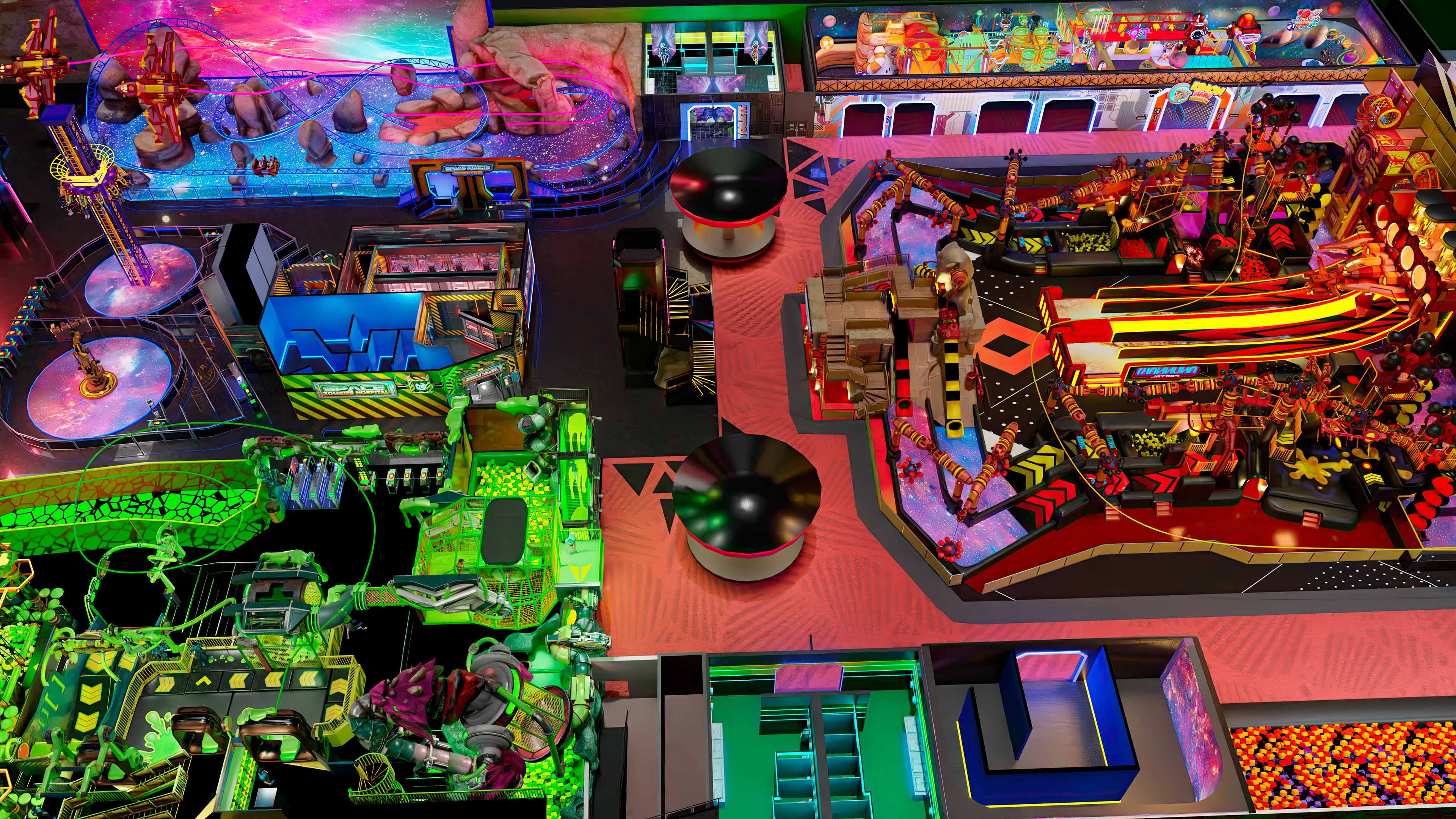 indoor leisure park development, indoor family theme park design