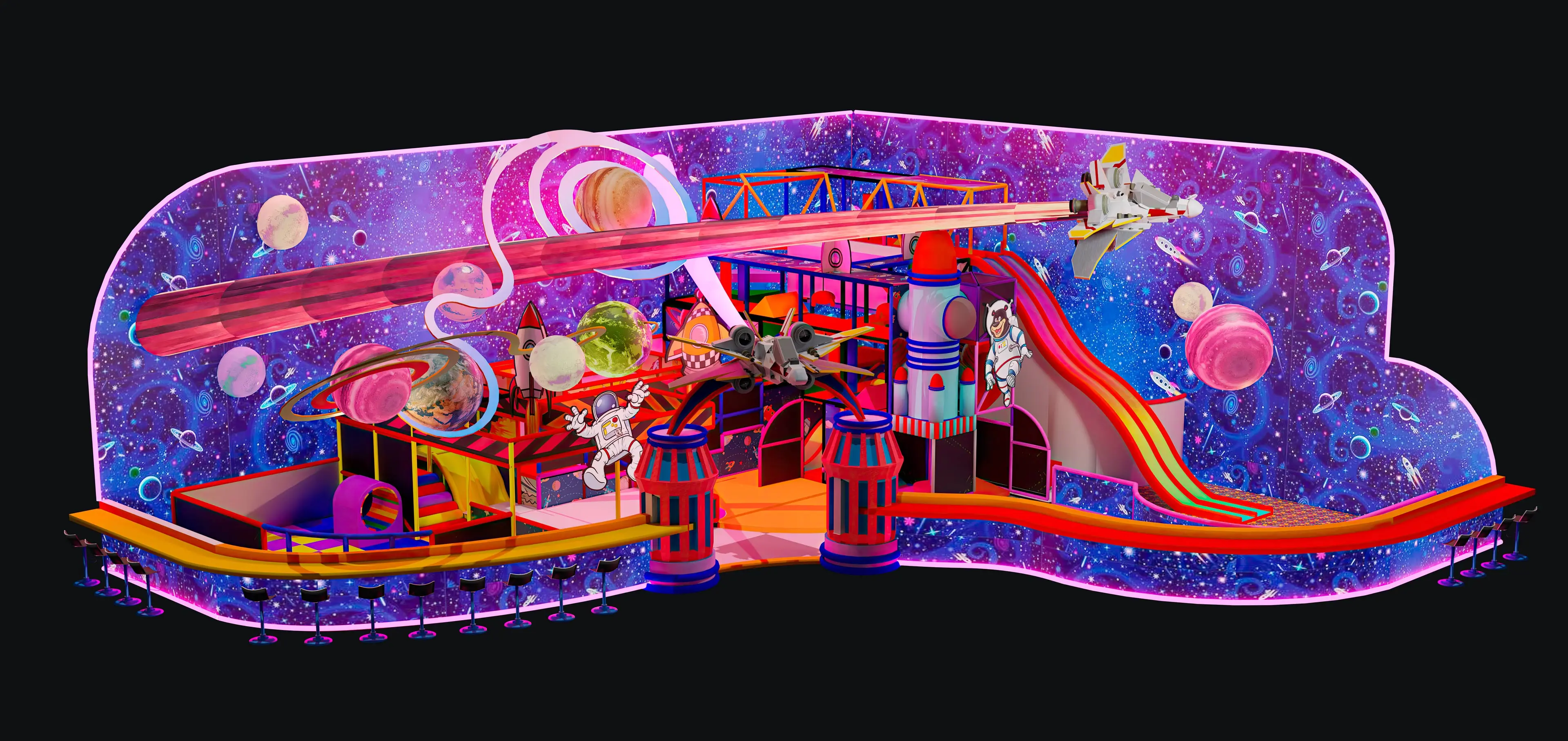 indoor amusement park design, indoor family theme park design