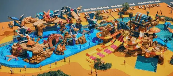 3D concept design for leisure parks  <br />