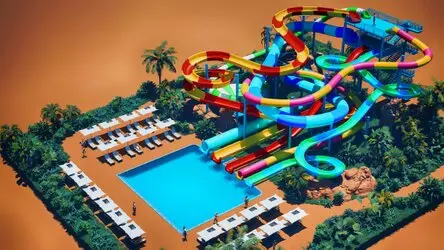 thematic park layout concepts  <br />