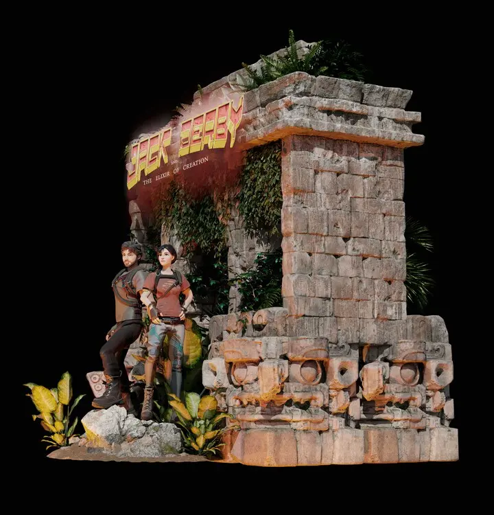 hero and mascot design for amusement parks  <br />