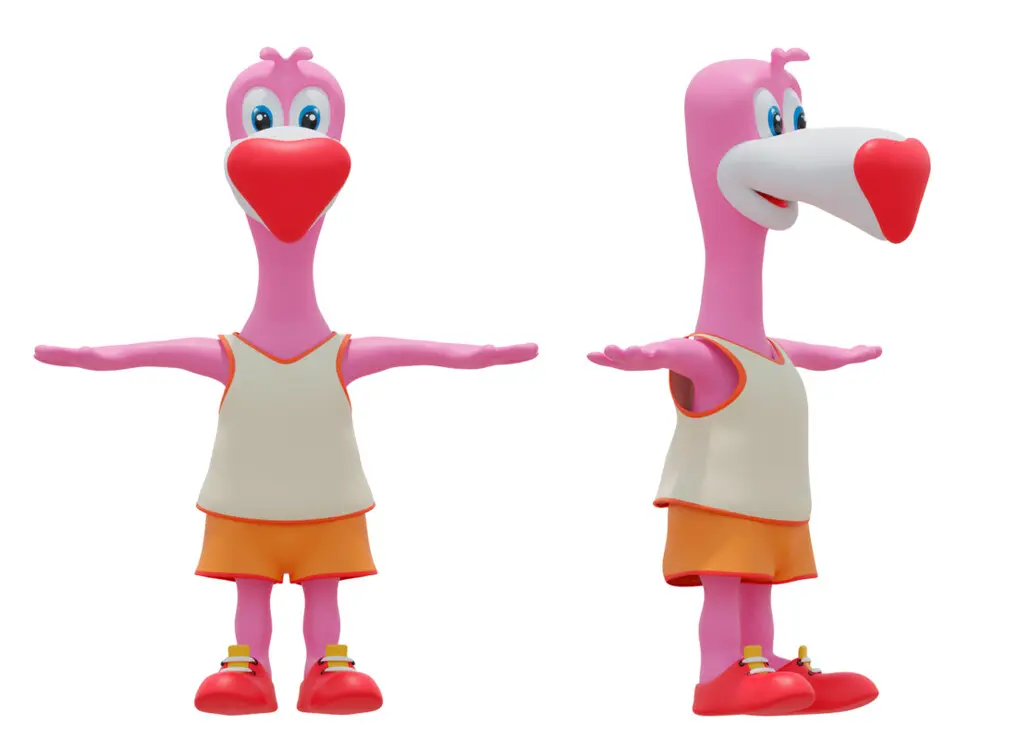 custom mascot development for parks  <br />