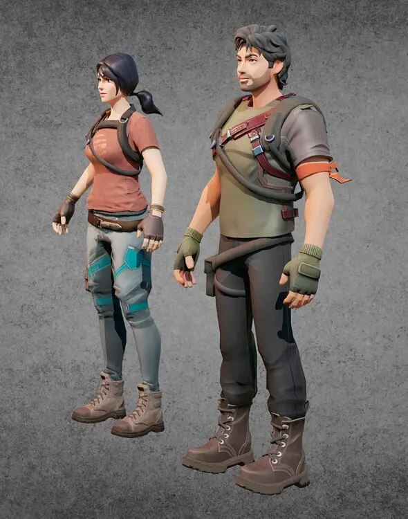 custom cartoon character design for parks  <br />