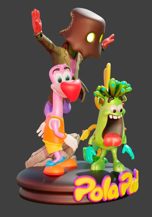 park identity through custom characters  <br />