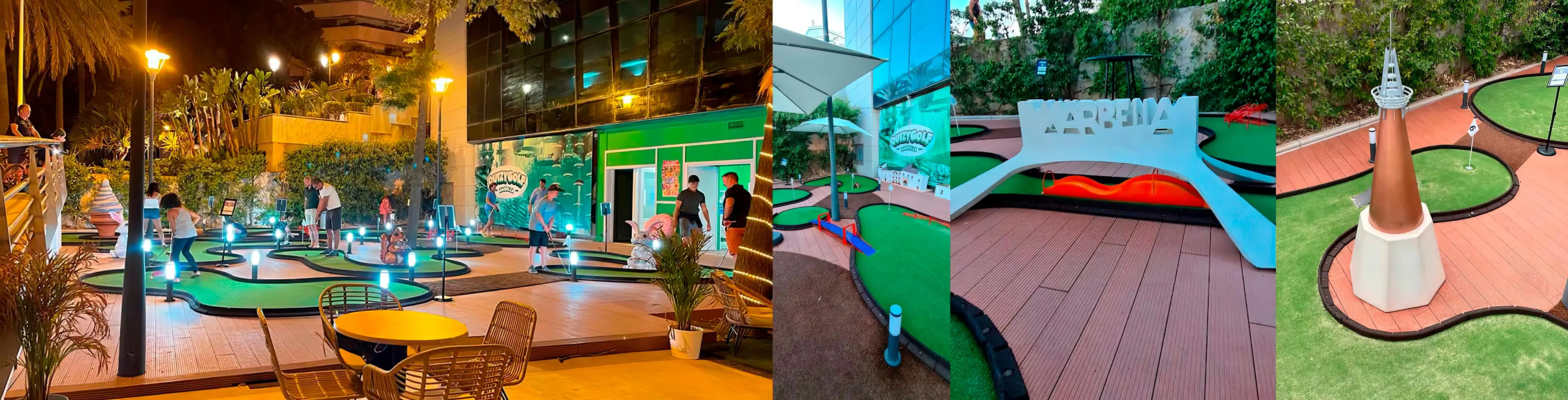 custom mini golf attraction for small venues   professional small golf park builders