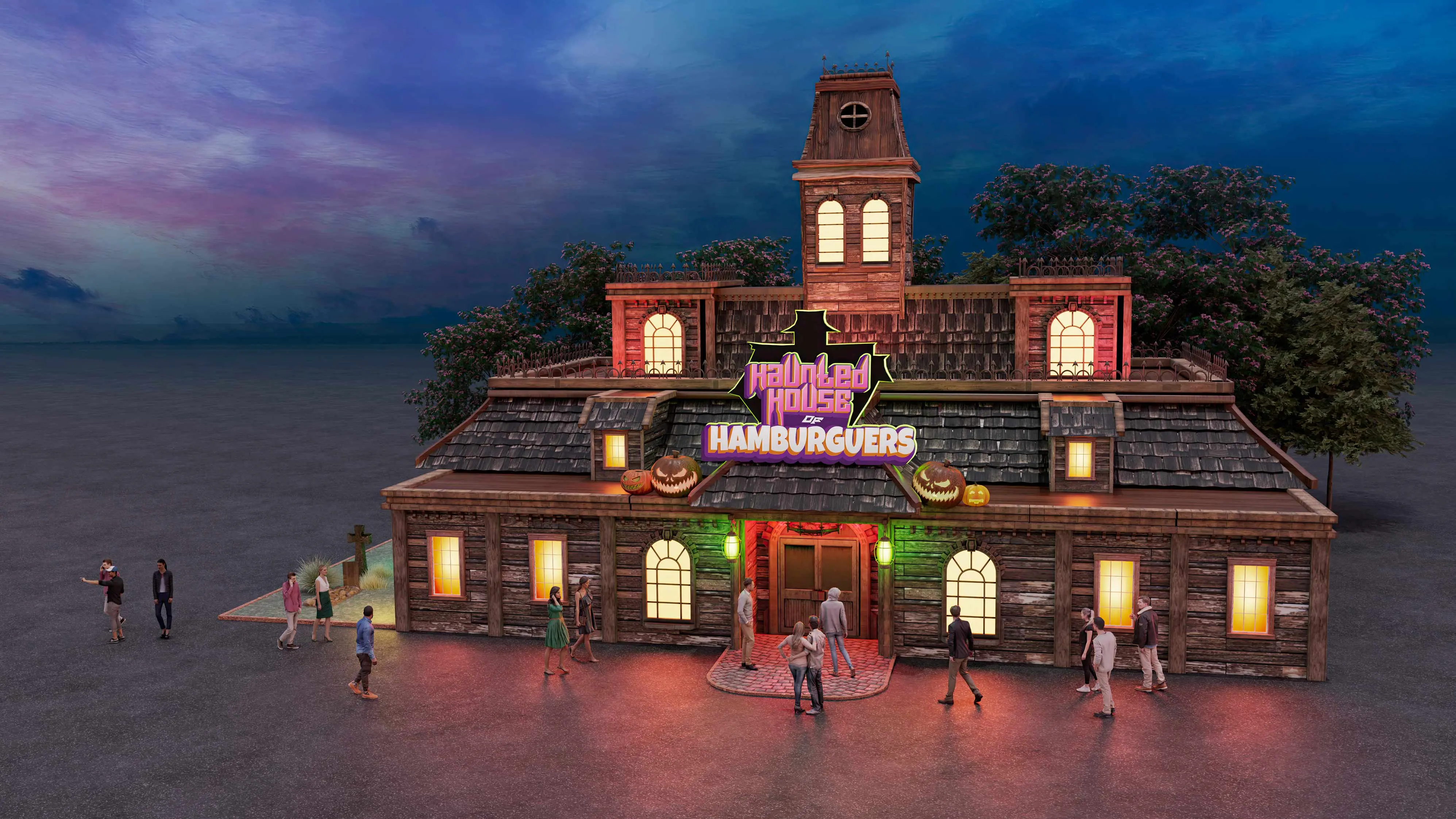 haunted house restaurant haunted house restaurant construction