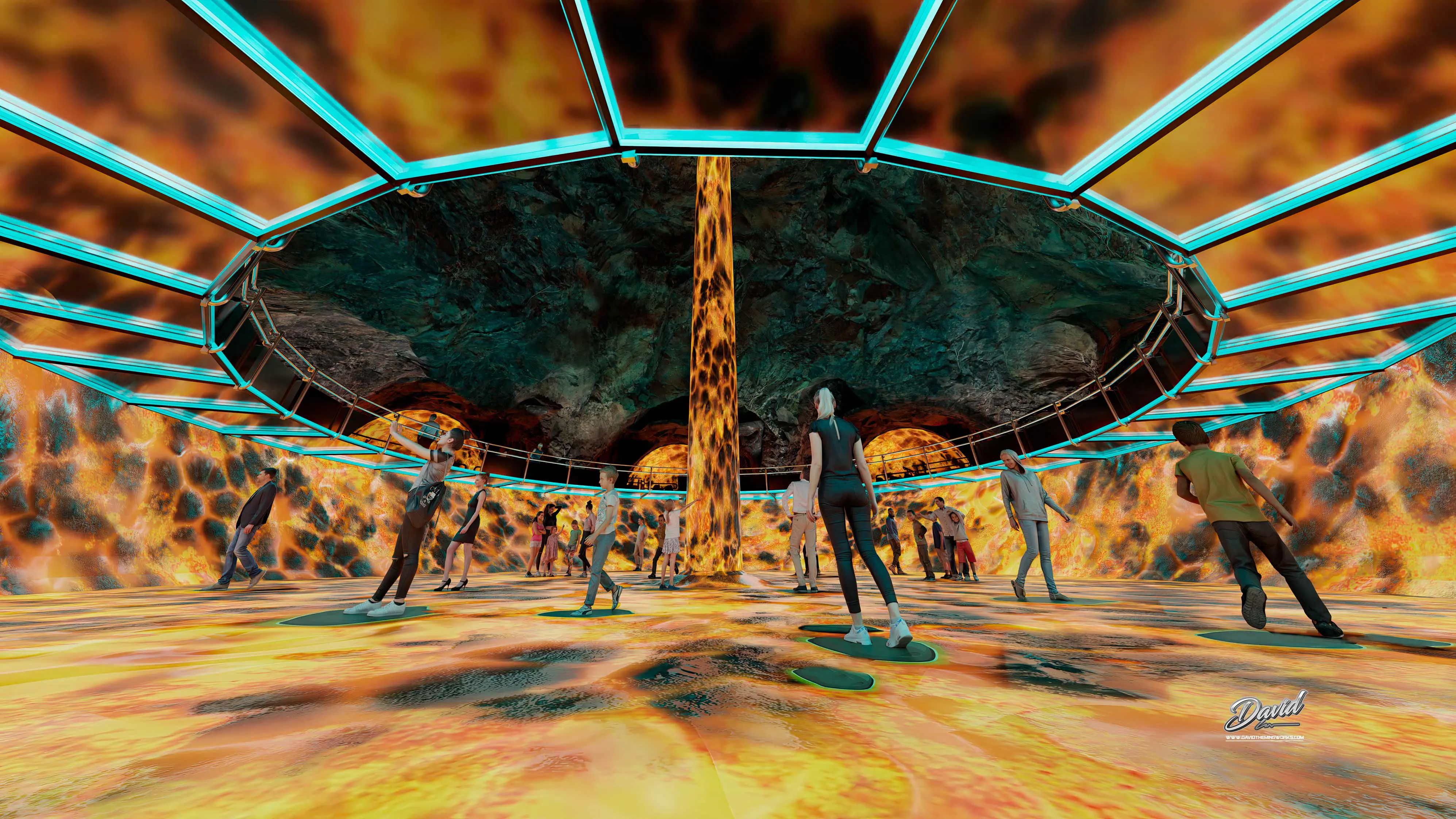 immersive attraction design interactive ride design,