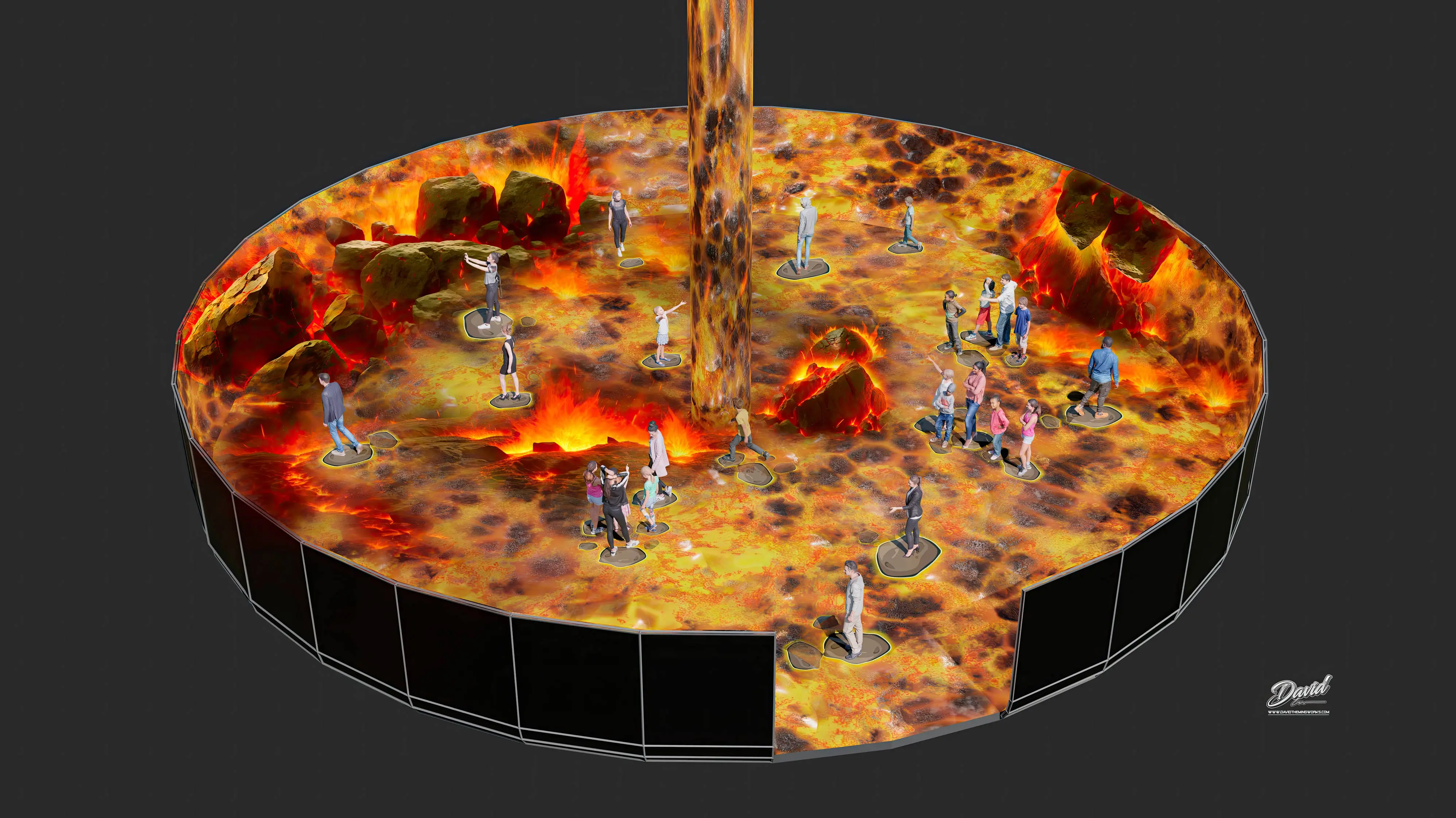 interactive show design, creative attraction concepts,