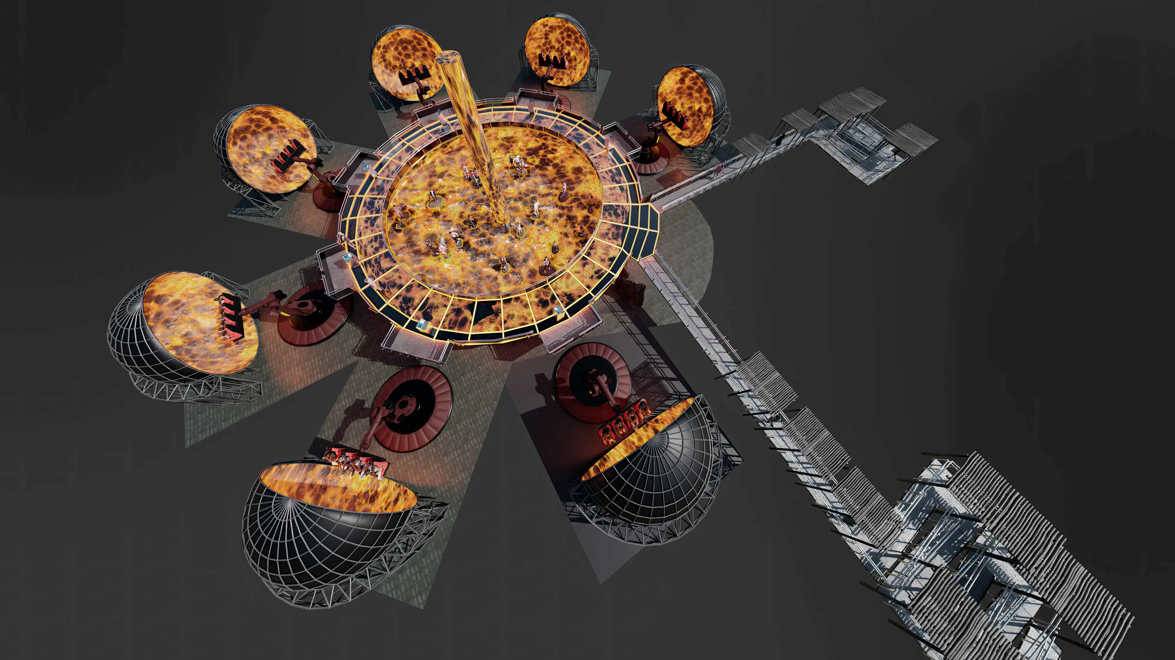 ride installation storytelling in attractions