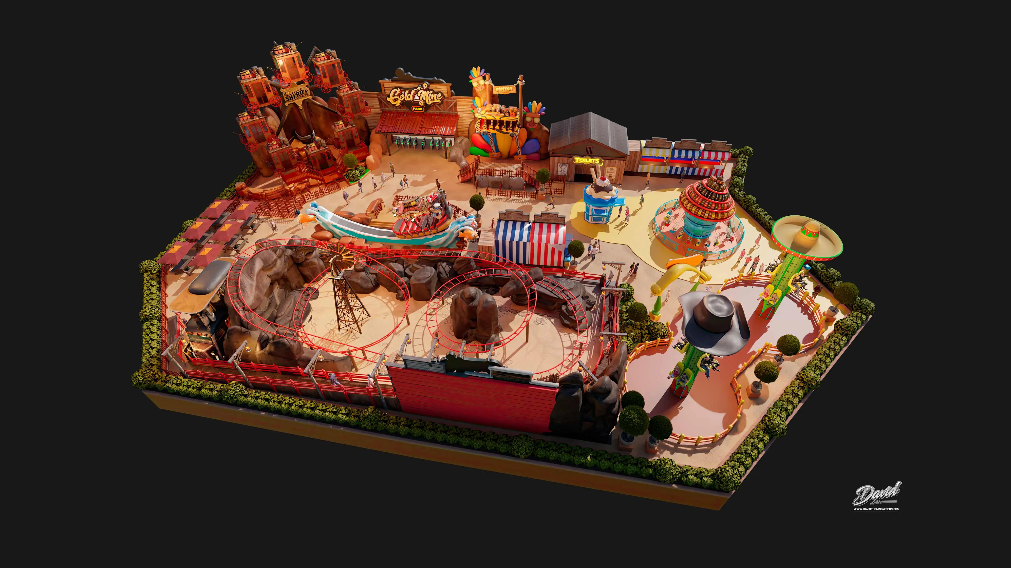 entertainment design and build attraction engineering,