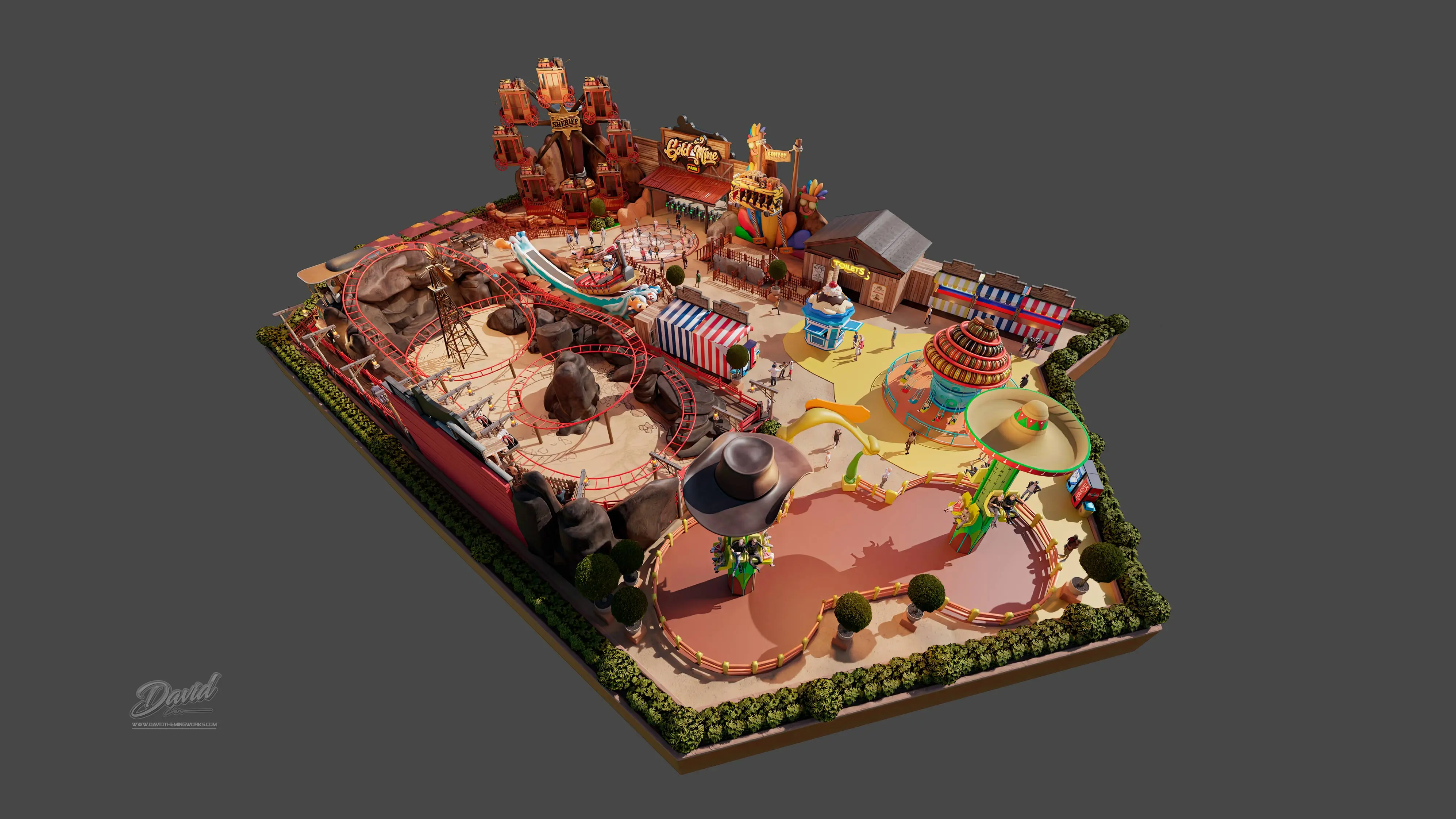 attraction design recreation park design