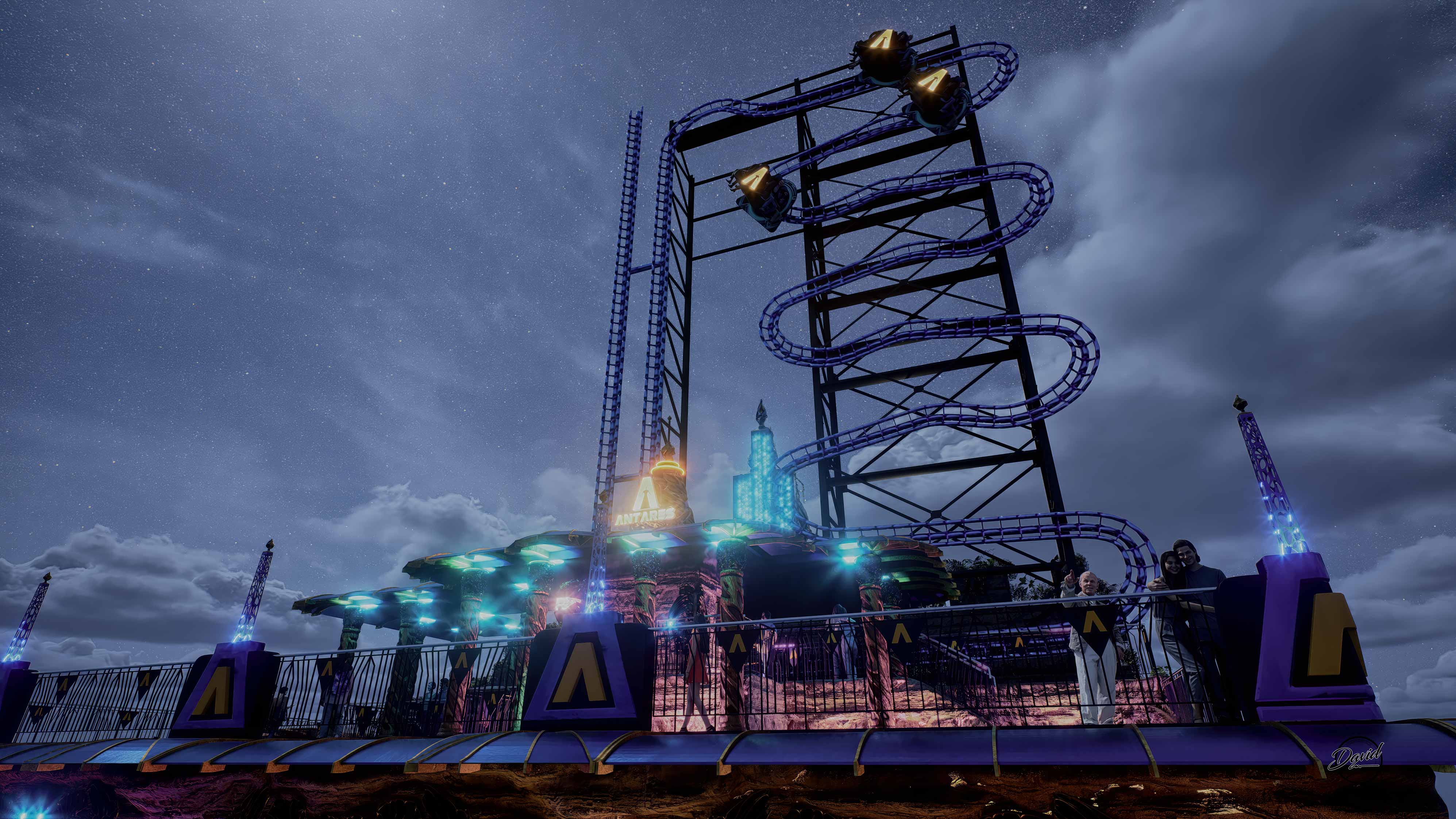 david theming works creation connyland theme park