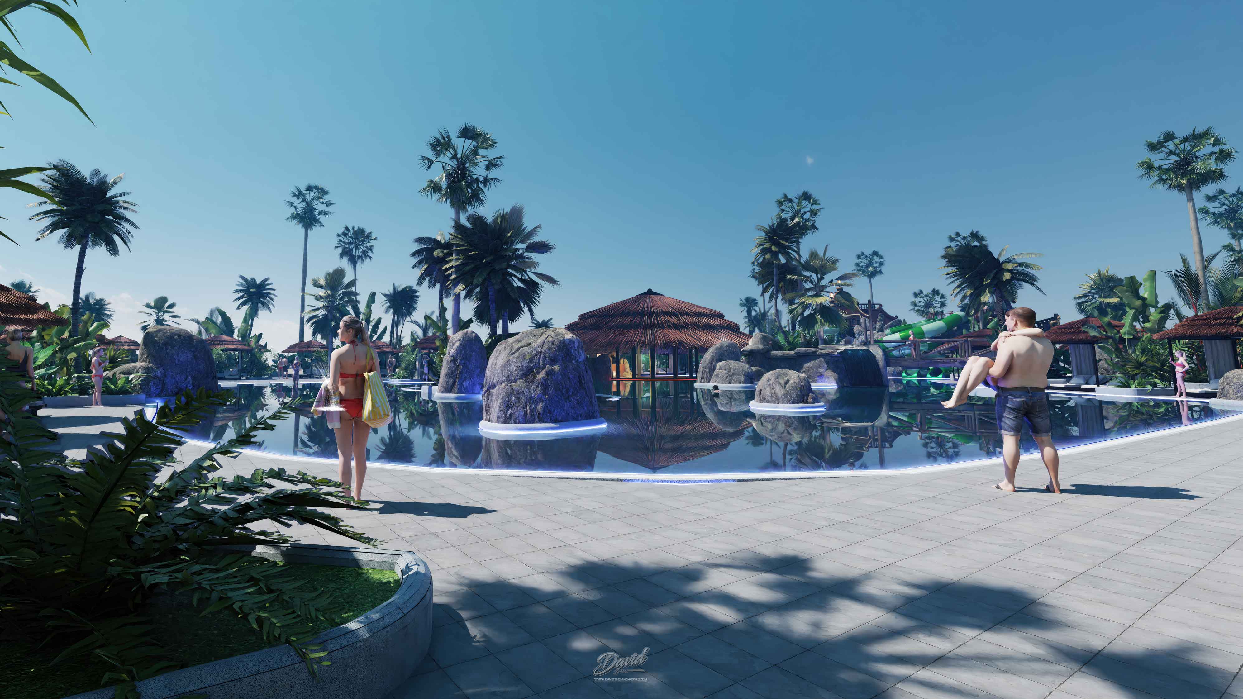 david theming works hawaii waterpark company