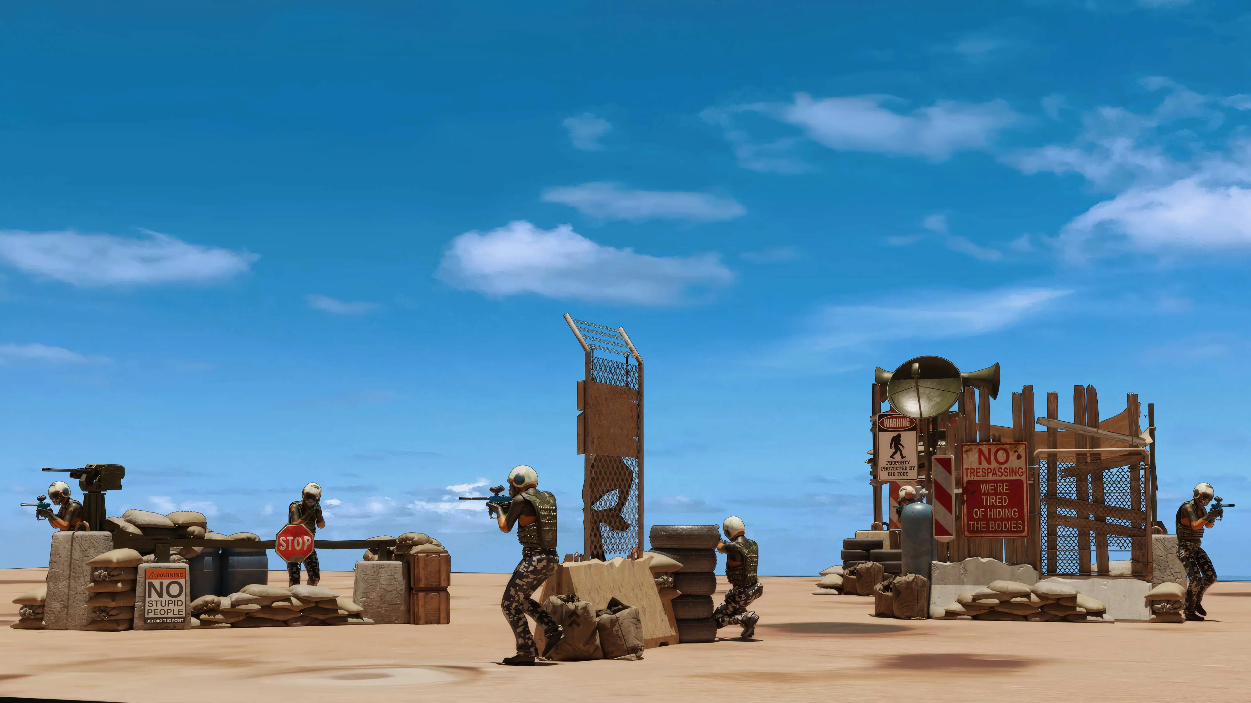 themed paintball park design UAE <br /> outdoor paintball field construction UAE <br />