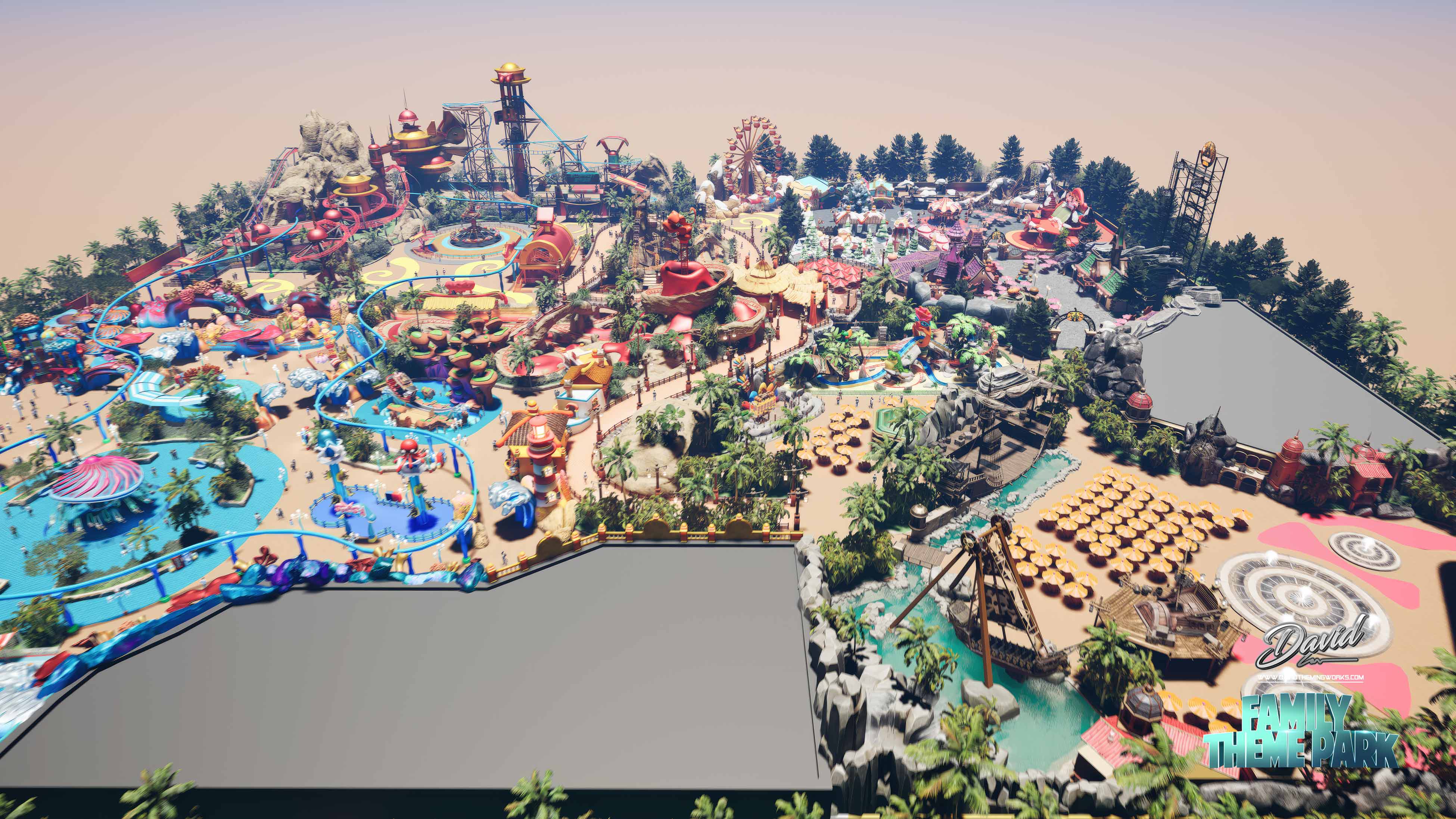 project development themed entertainment, park master planning