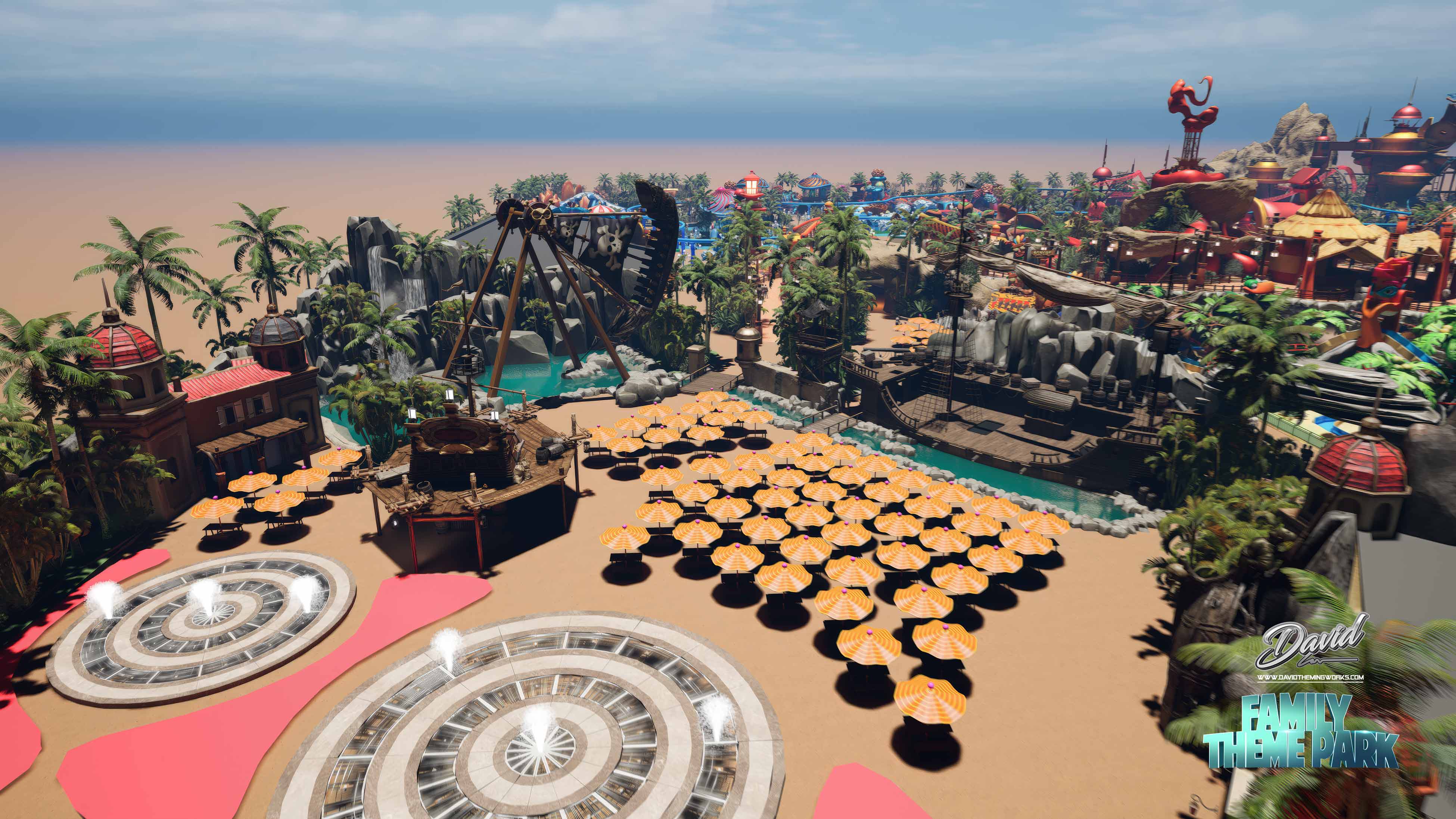 David Theming Works, theme park design leisure industry