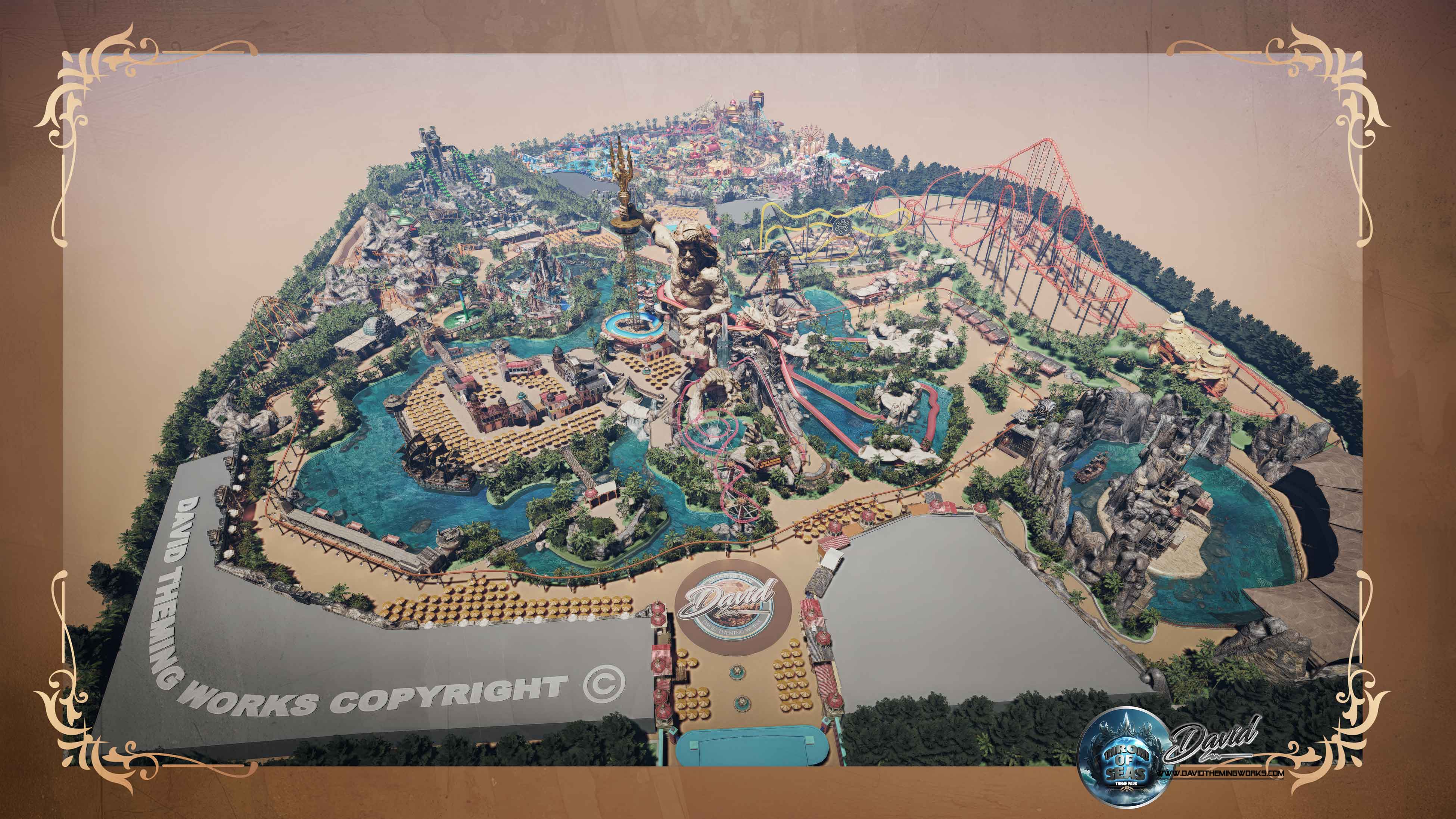 theme park design, themed environments, amusement park design