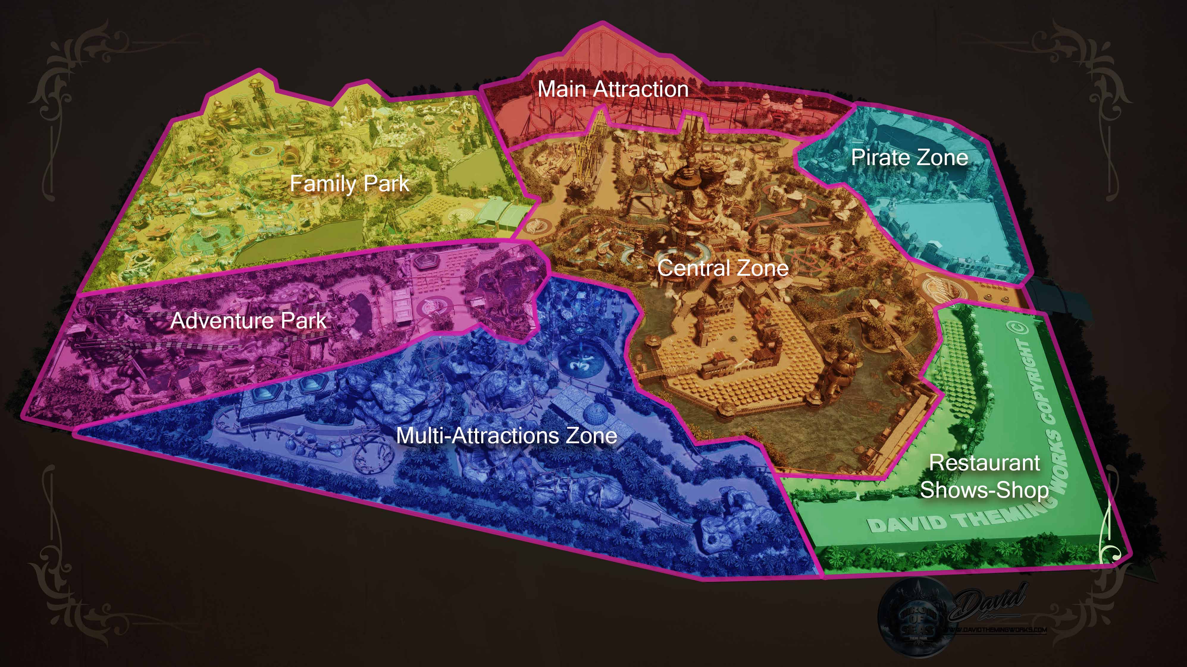 David Theming Works themed entertainment, park master planning,