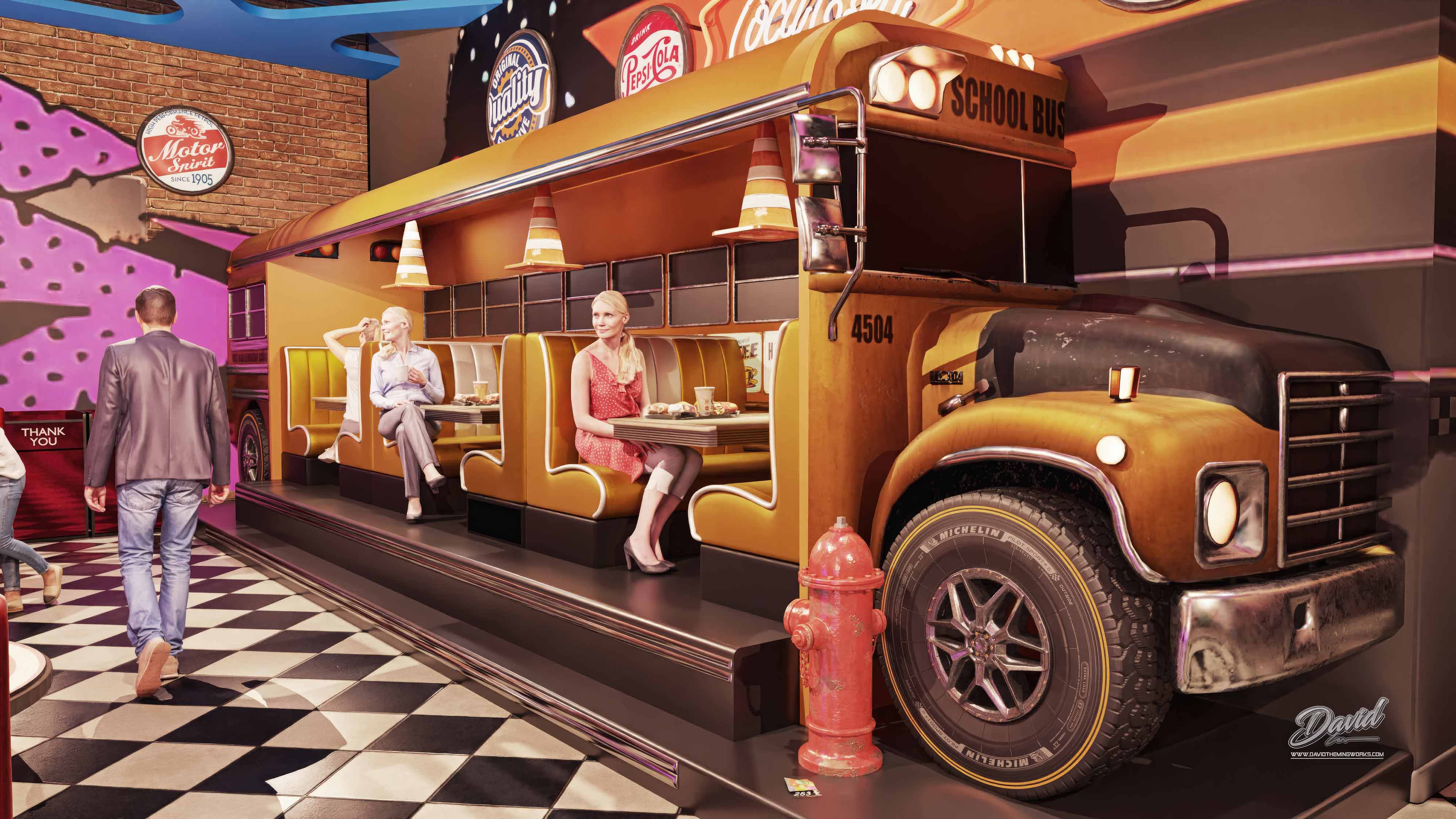 theme american diner restaurant diner restaurant