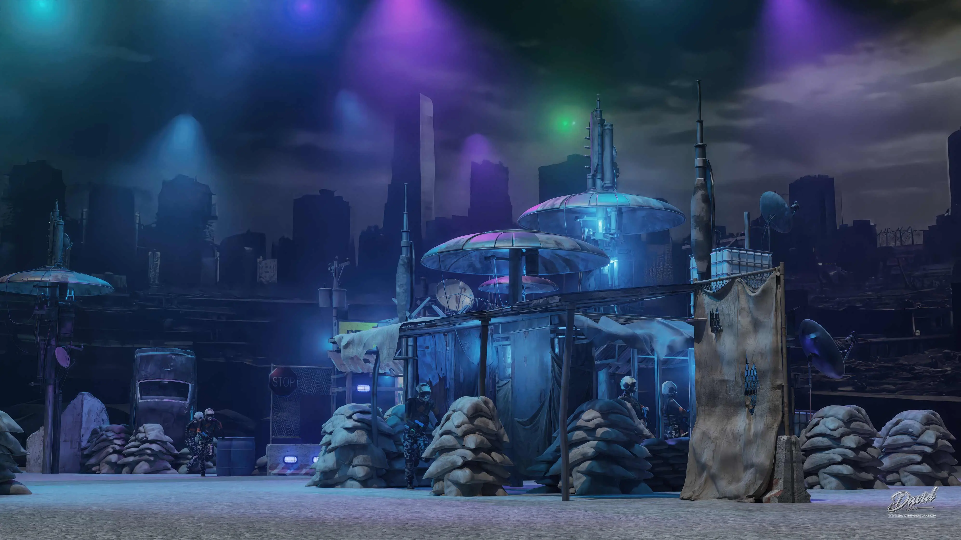 custom paintball arena layout <br /> themed paintball arena design