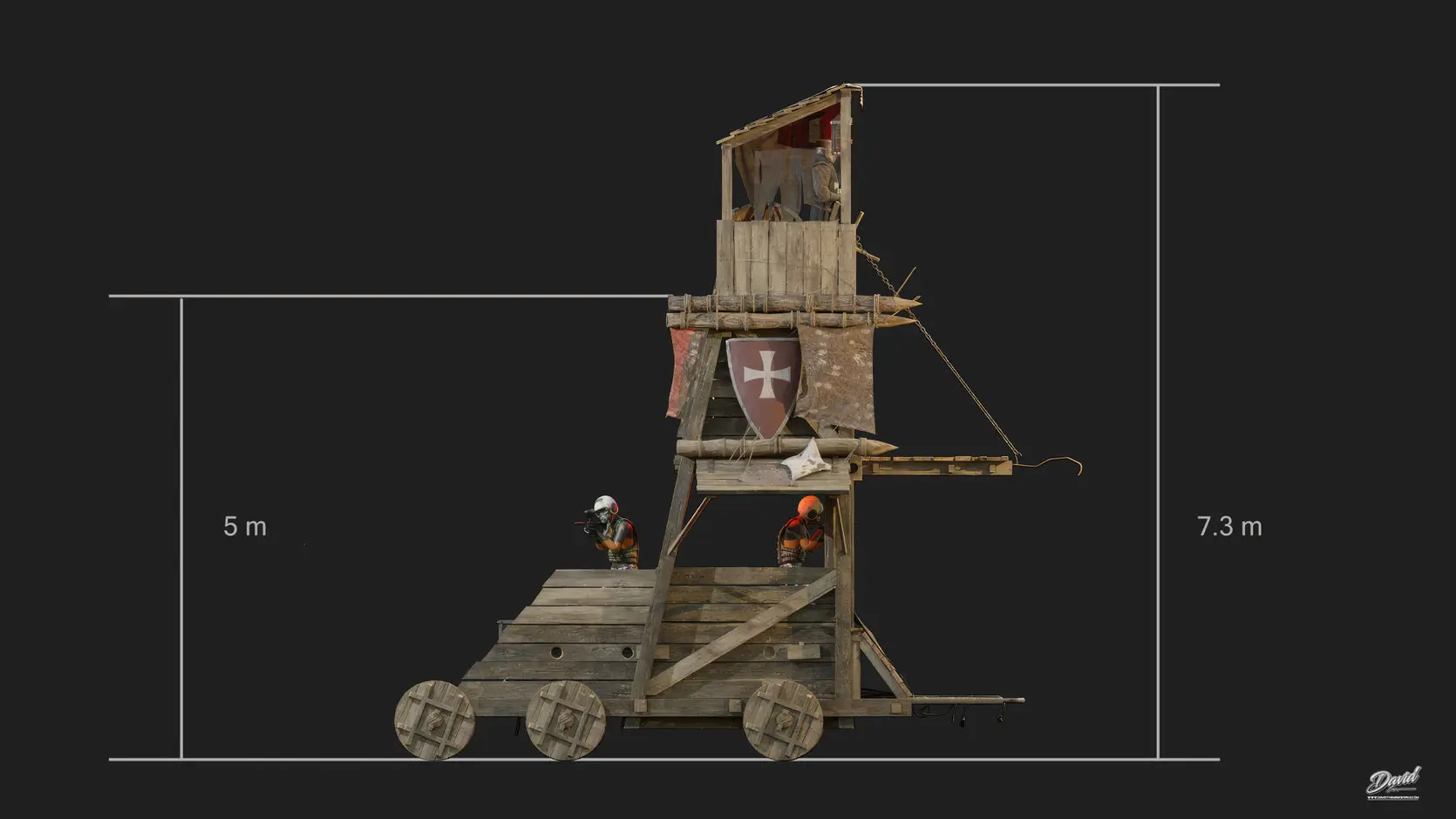 medieval battle paintball arena <br /> paintball park with medieval theming <br />