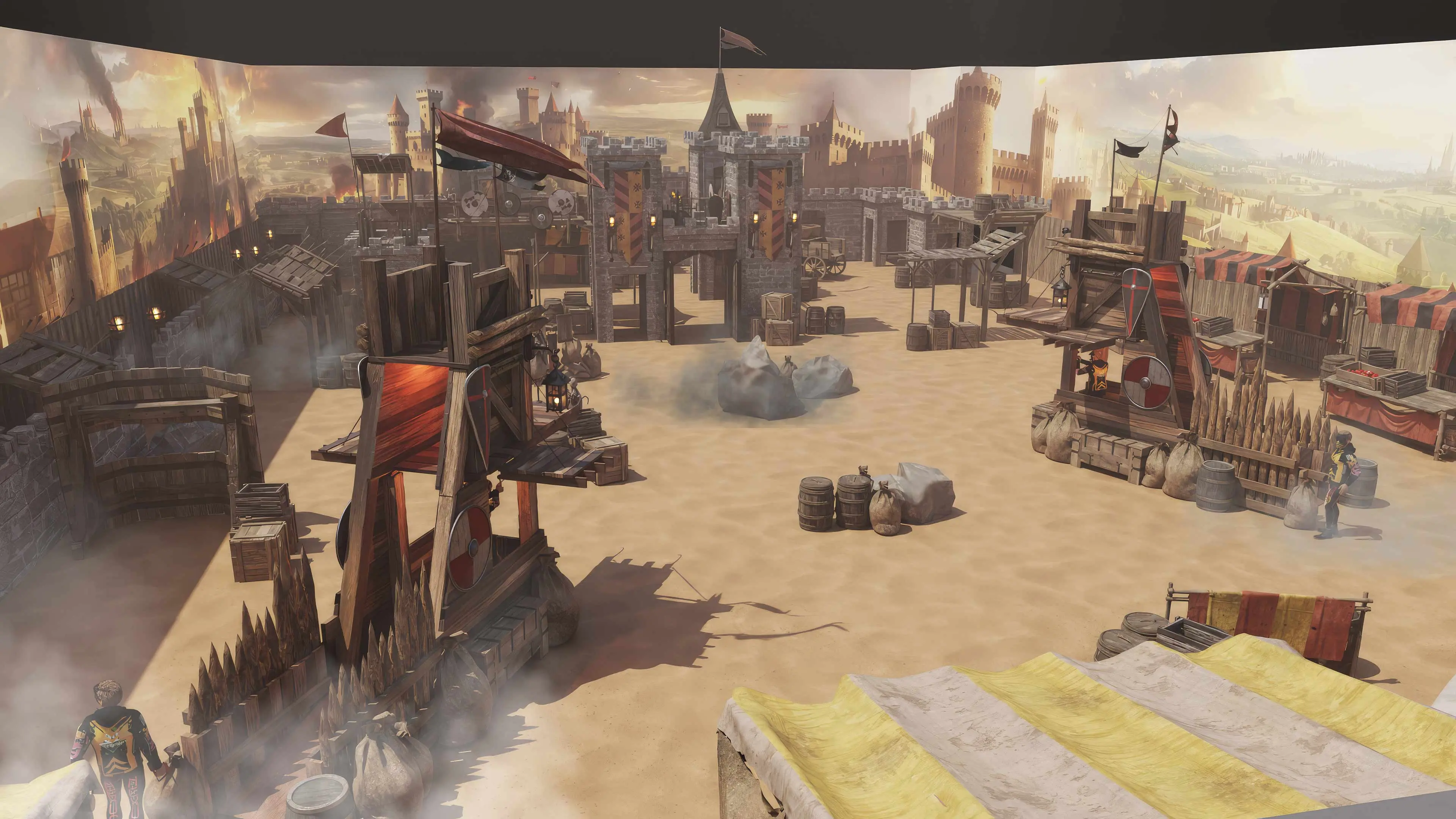 medieval paintball park design <br /> themed paintball park construction <br />