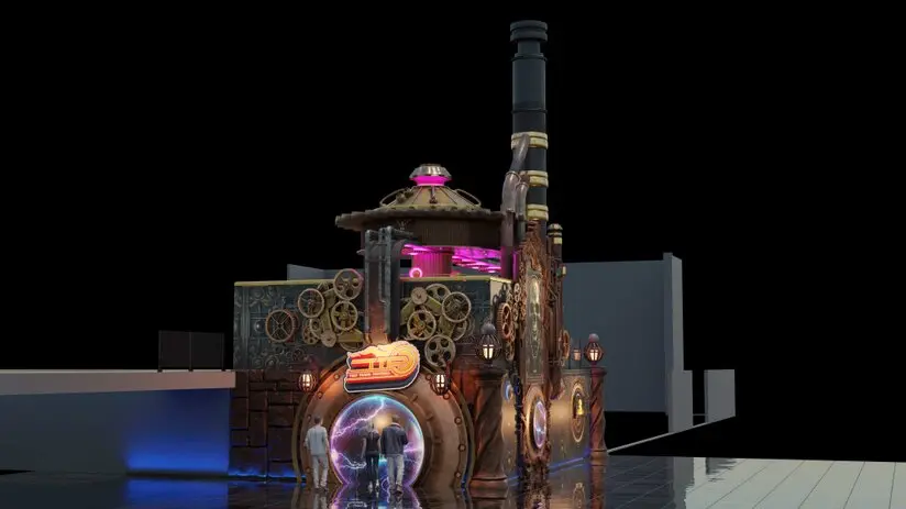 themed paintball park design adventure park development