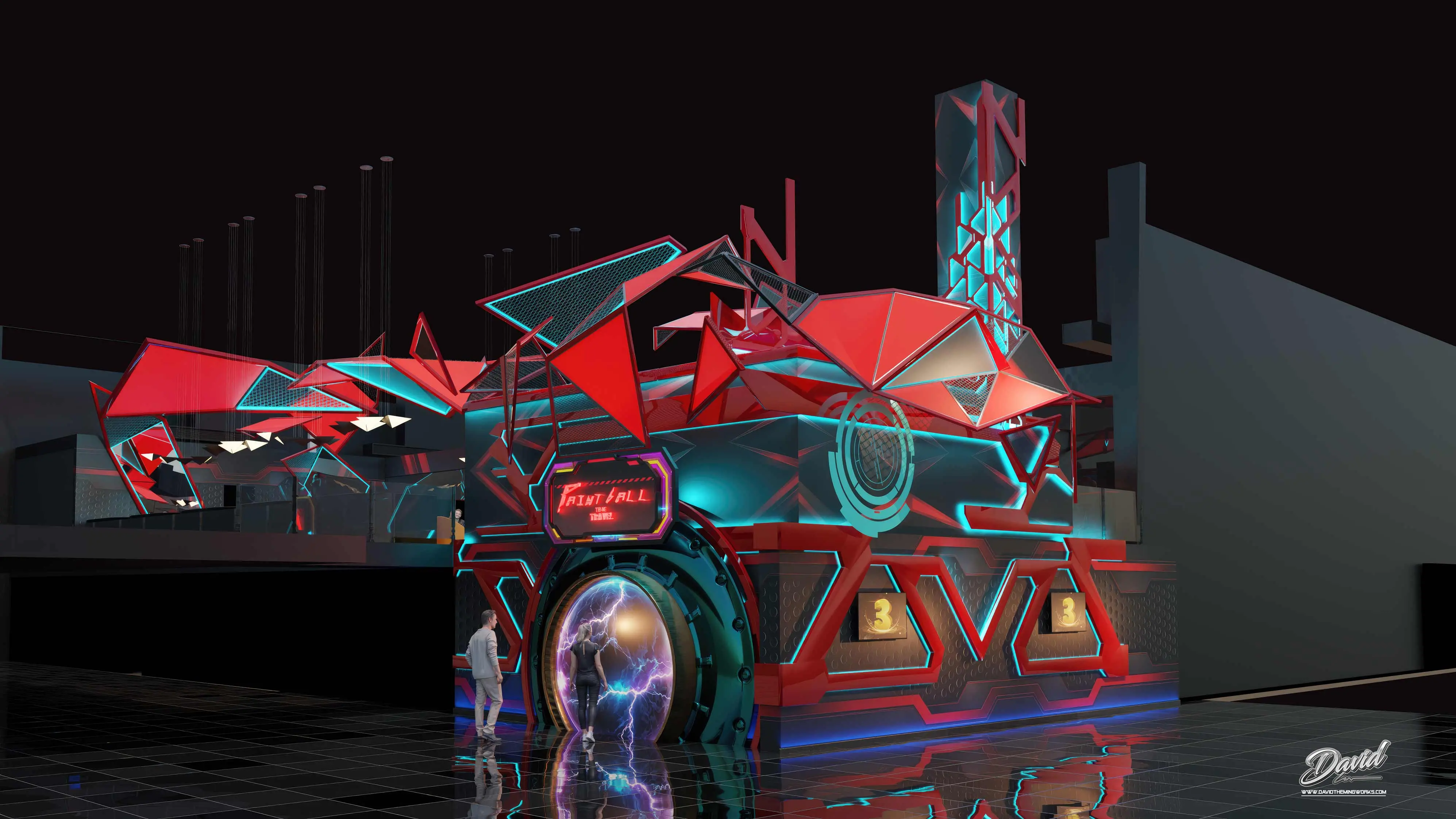 themed paintball park construction indoor kurdistan paintball