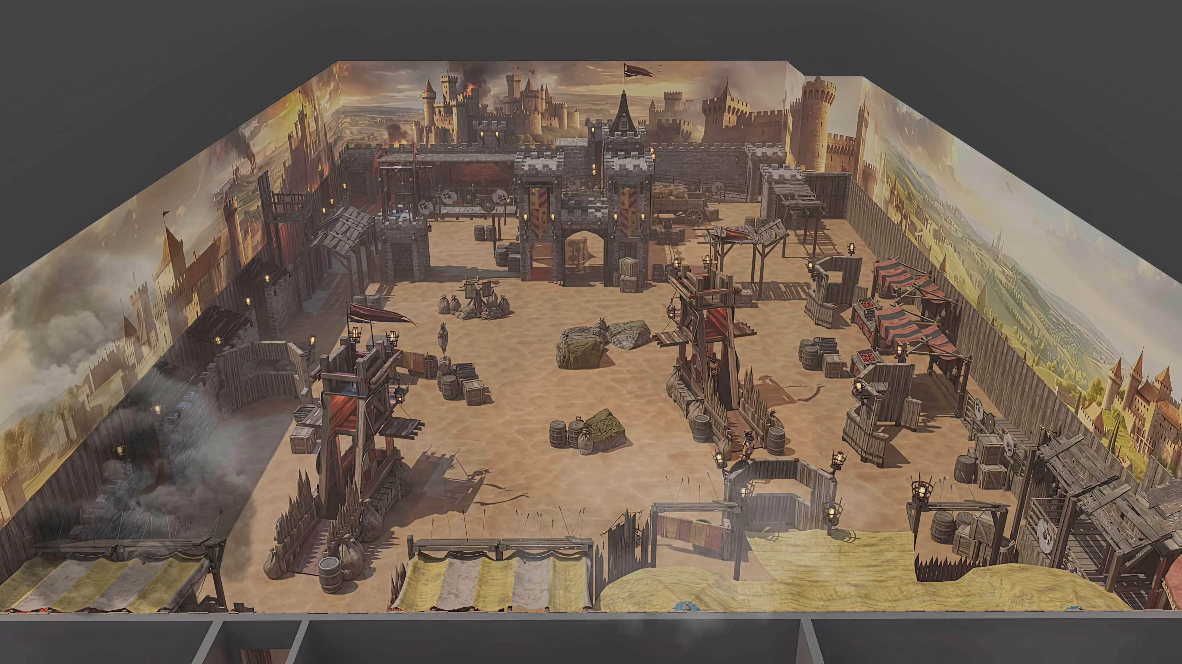 themed paintball park construction adventure park development