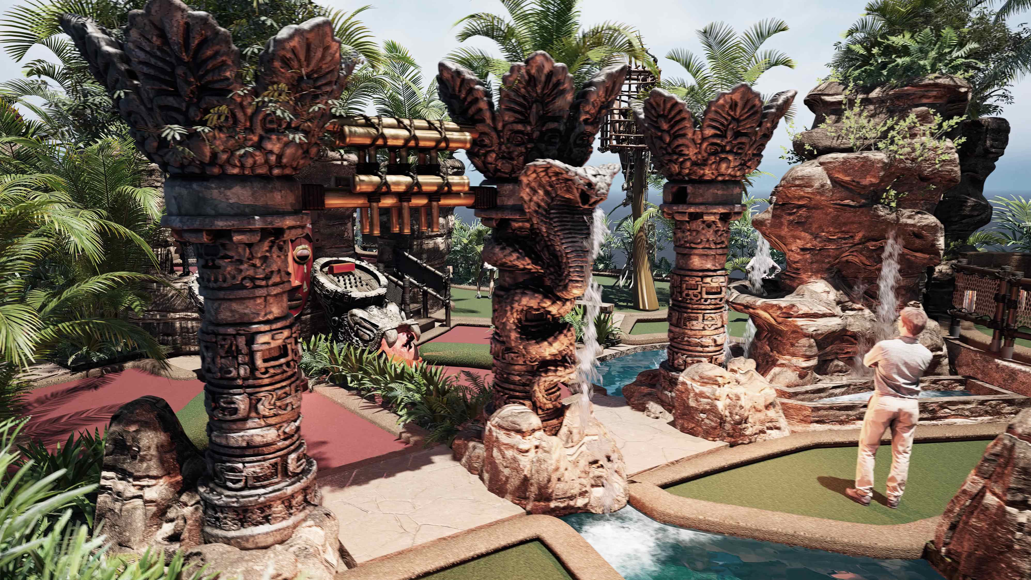 play area planning, course installation