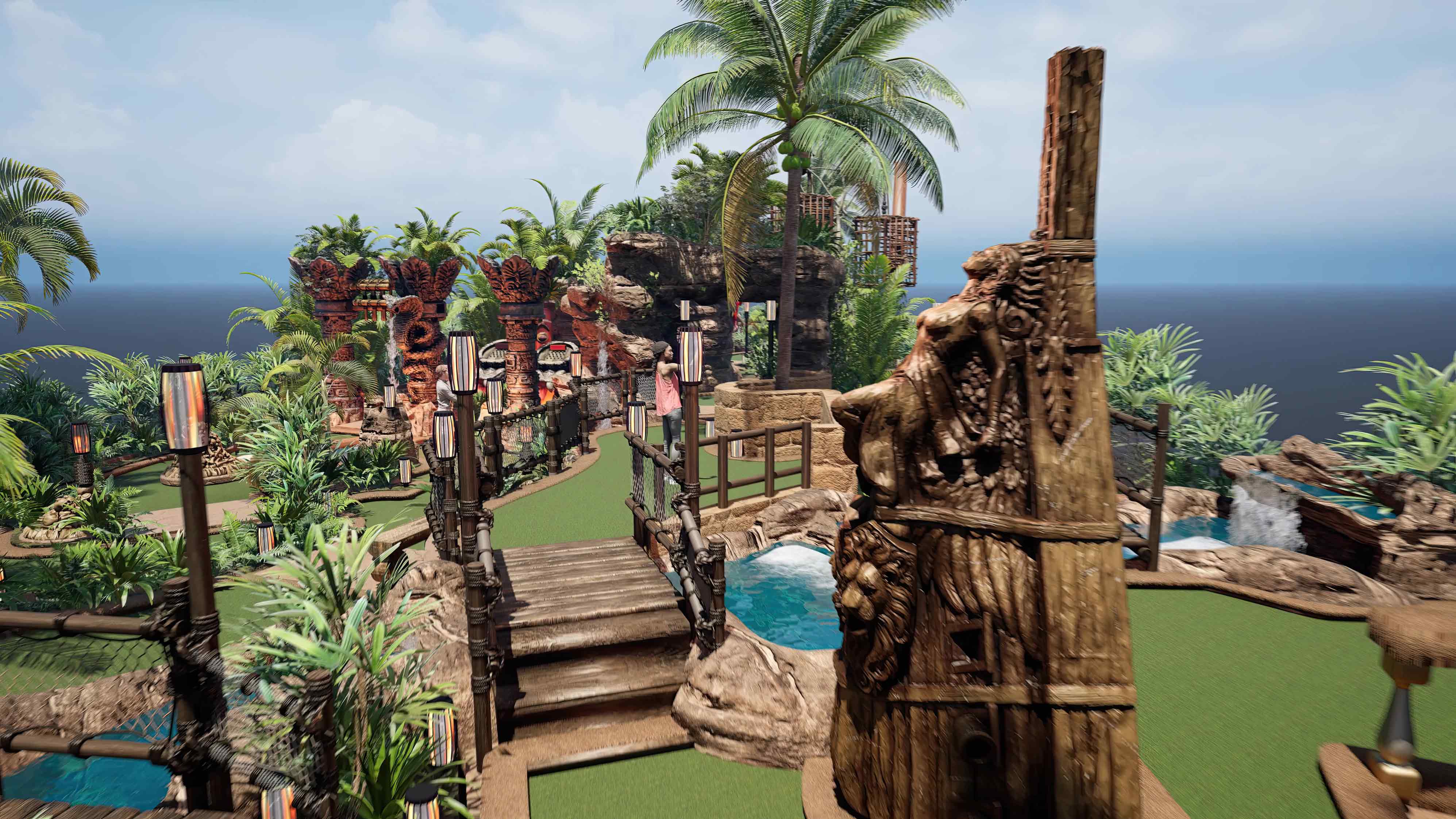 entertainment destination design lost island minigolf mallorca