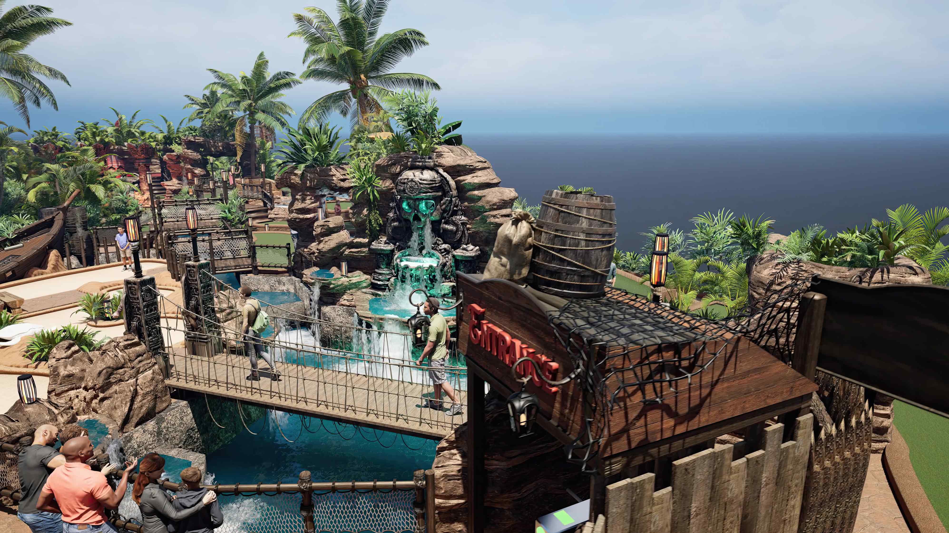 leisure park development ñost island minigolf santa ponsa